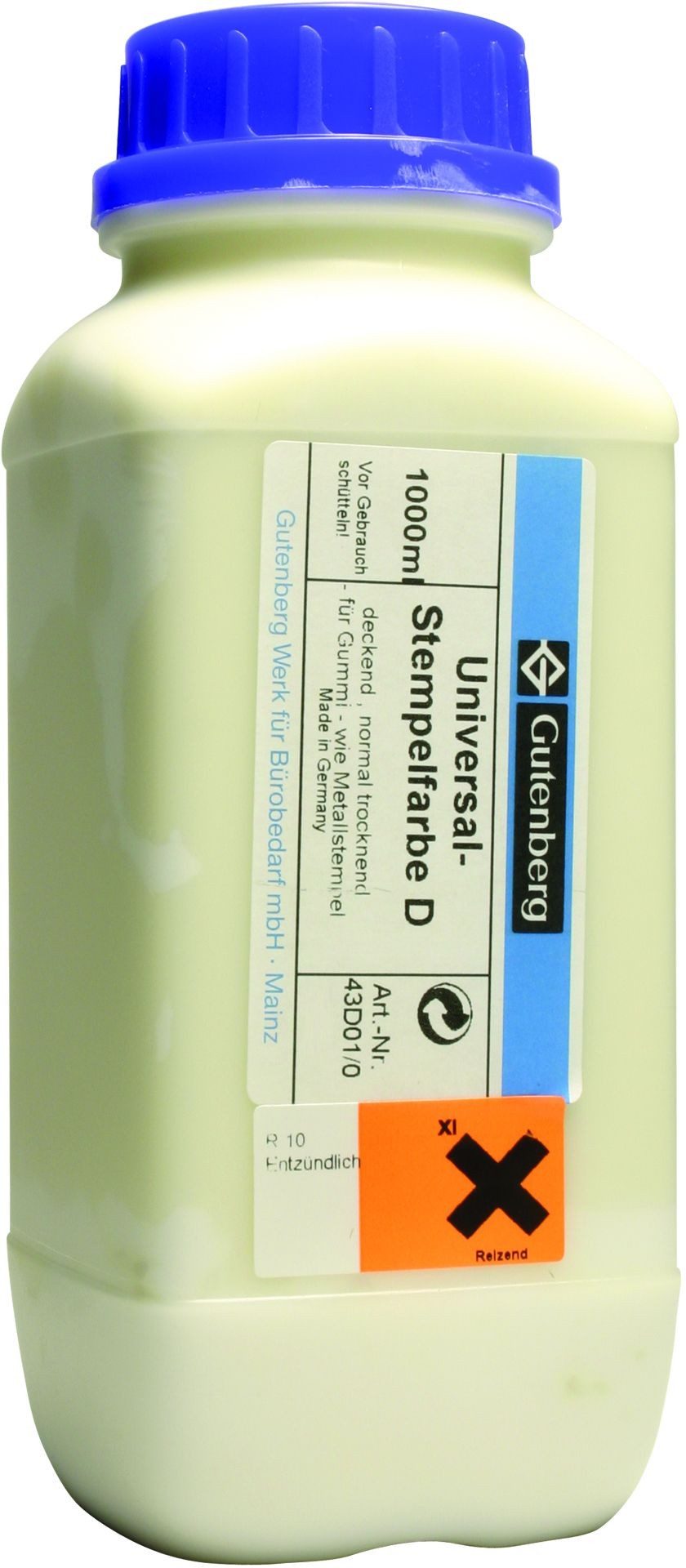 Stempel Stempelfarbe Universal D 1l gelb