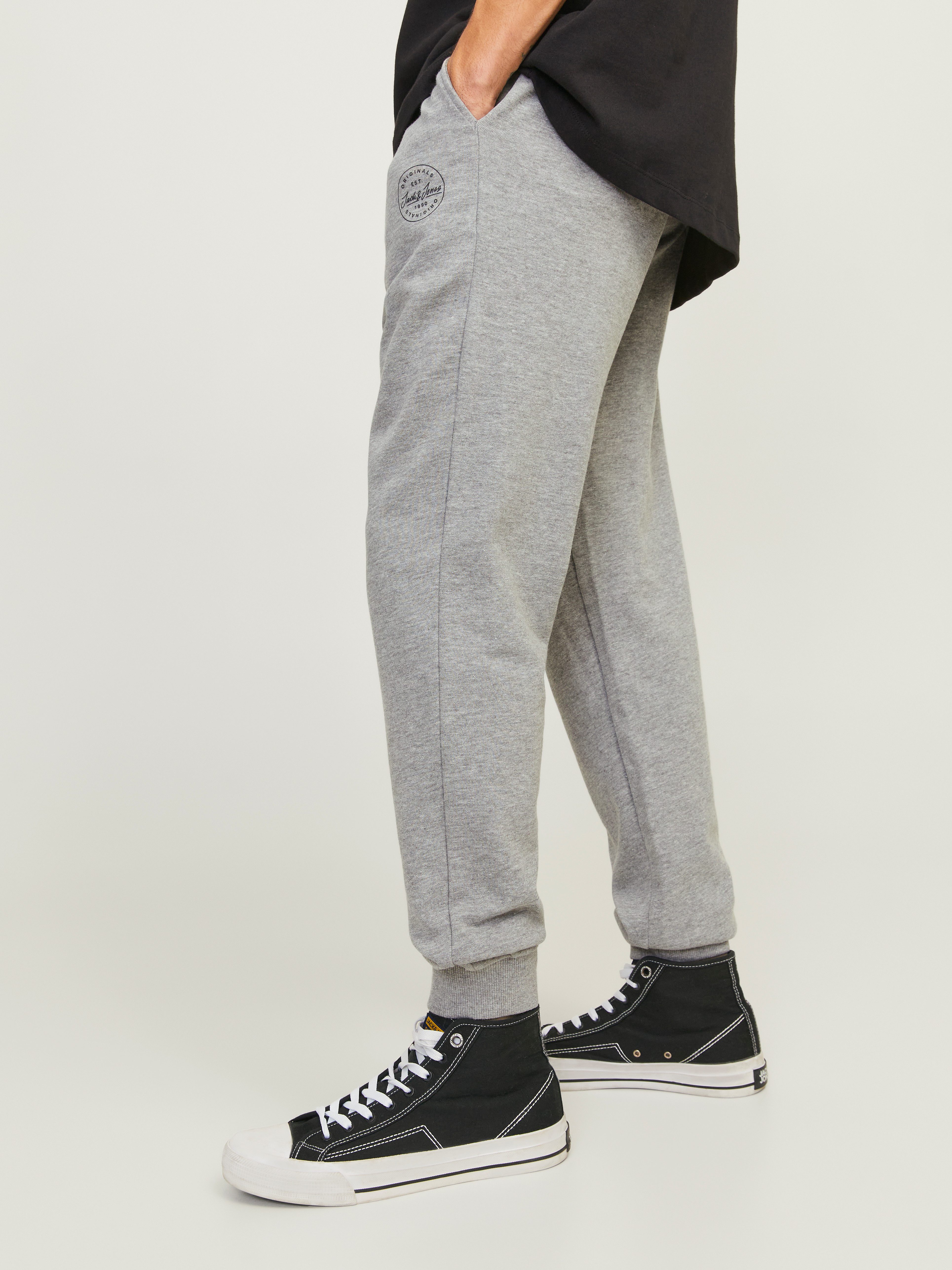 Jack & Jones Sweathose JPSTGORDON Jogpants mit Kordelzug und bequemem Schnitt unifarben, modisch, bequem, Baumwolle
