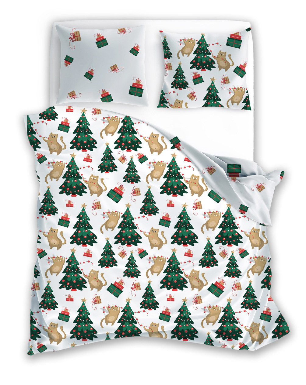 Bettwäsche Weihnachten Winter Wendebettwäsche Garnitur
