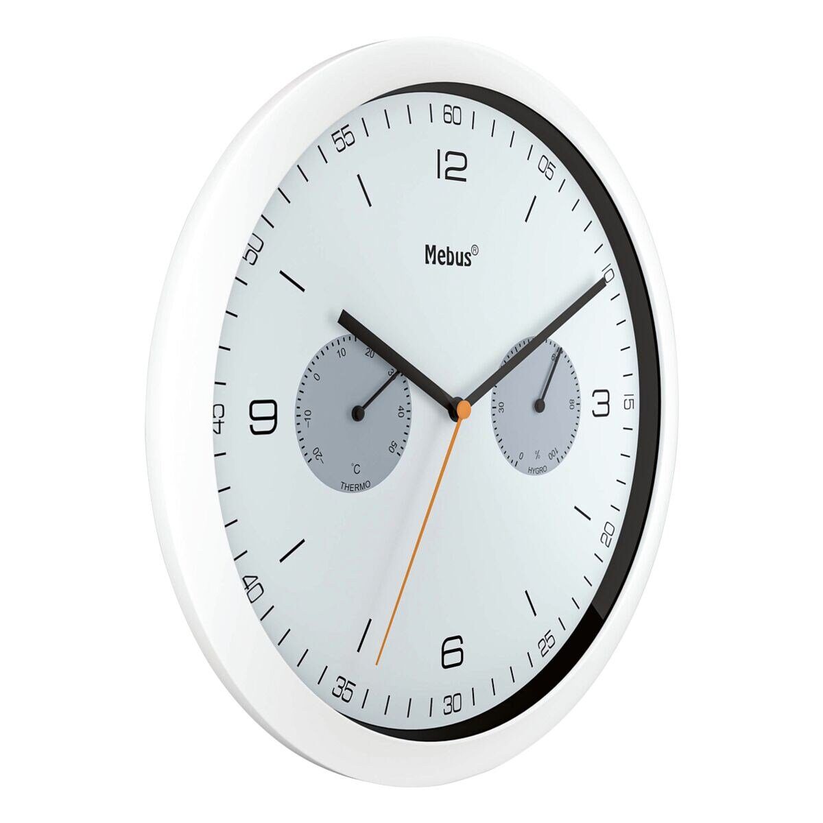 Mebus Wanduhr (mit Hygro- und Thermometer, günstig online kaufen