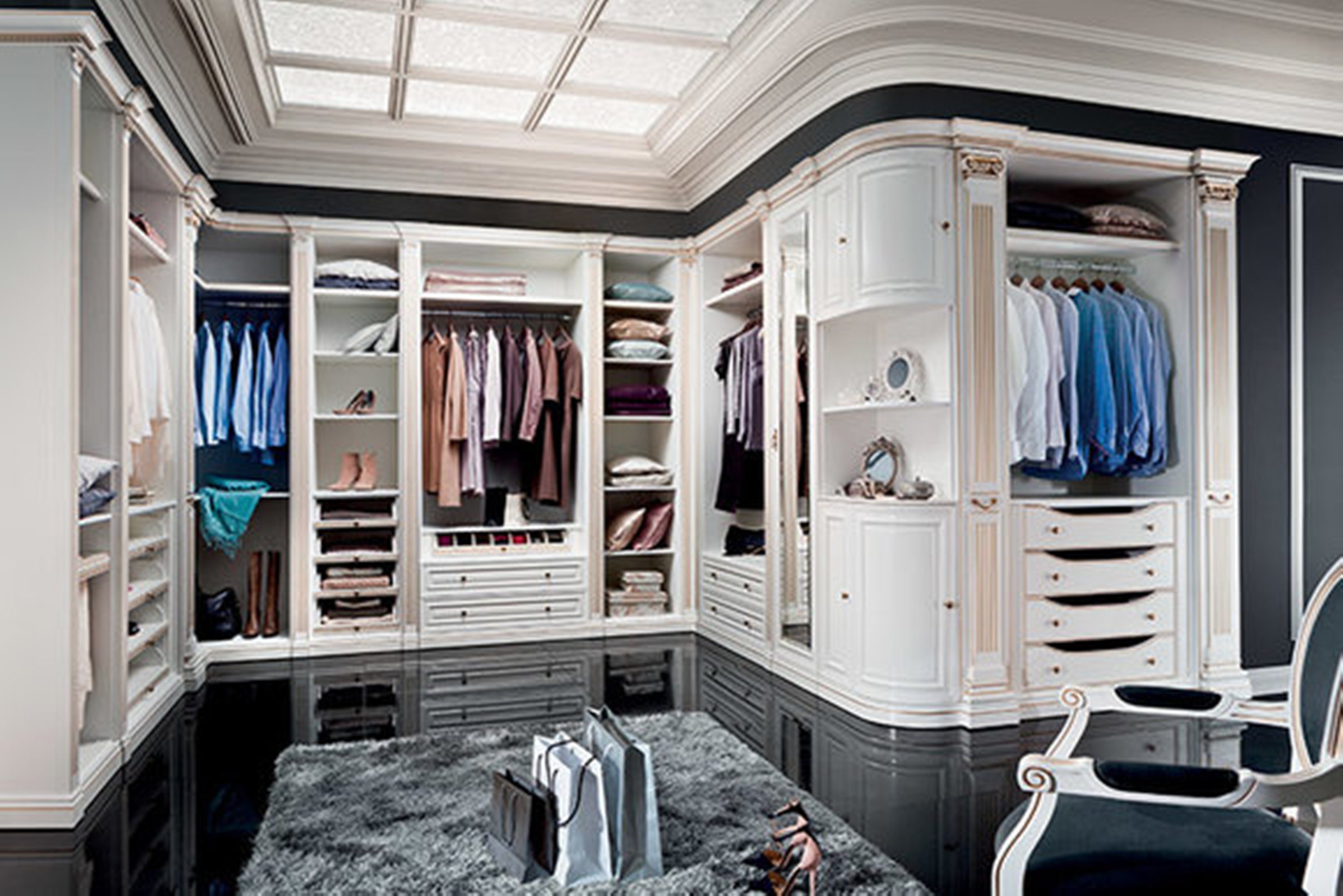 JVmoebel Kleiderschrank Begehbarer Kleiderschrank Element für optimalen Stauraum Neu Made in Europa