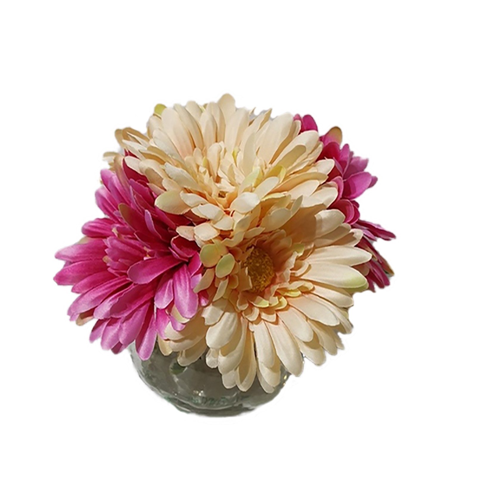 Kunstblume Margeritenstrauß in Vase Kunstblume Flora günstig online kaufen
