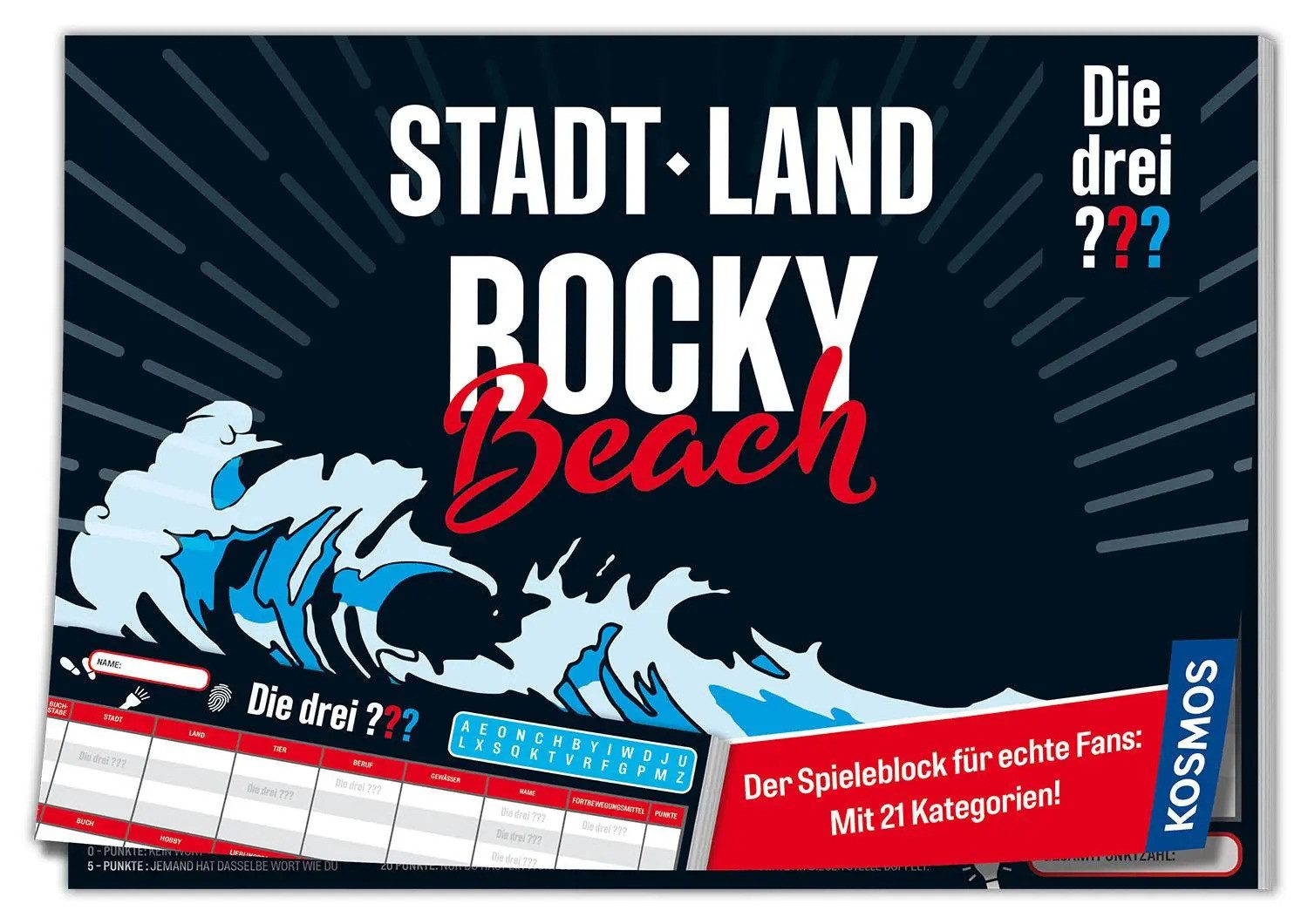 Spiel Die drei ???: Stadt - Land - Rocky Beach