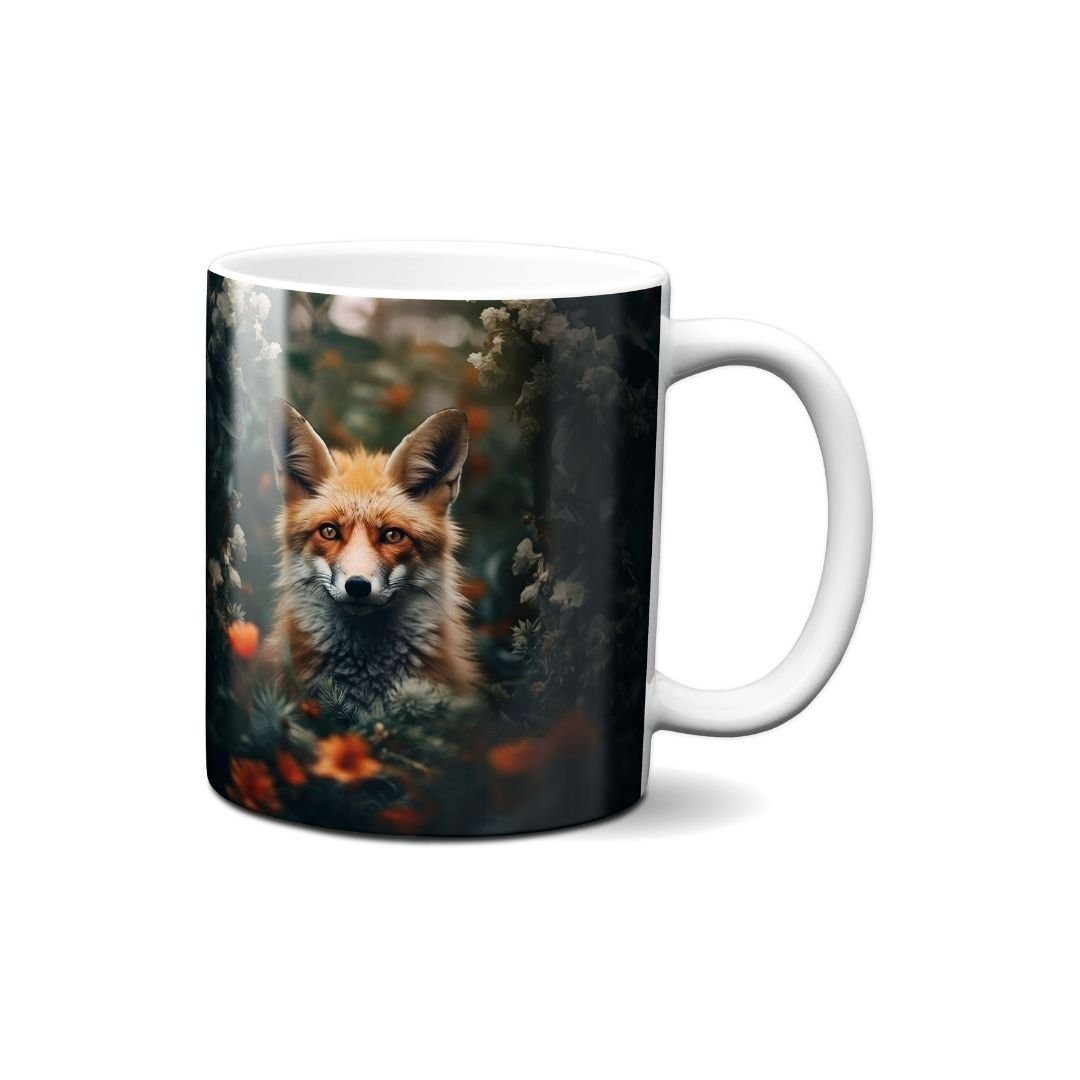 Tasse Hustling Sharks® Tasse mit Tiermotiv - Fuchs - Geschenk