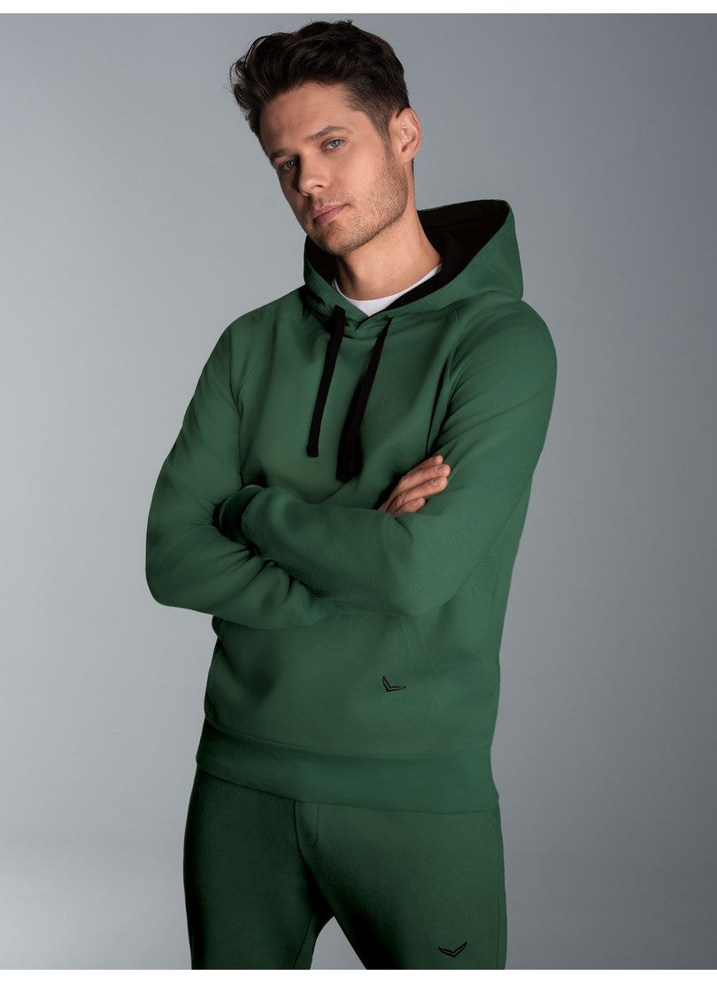 Kapuzensweatshirt TRIGEMA Kapuzensweatshirt aus Biobaumwolle