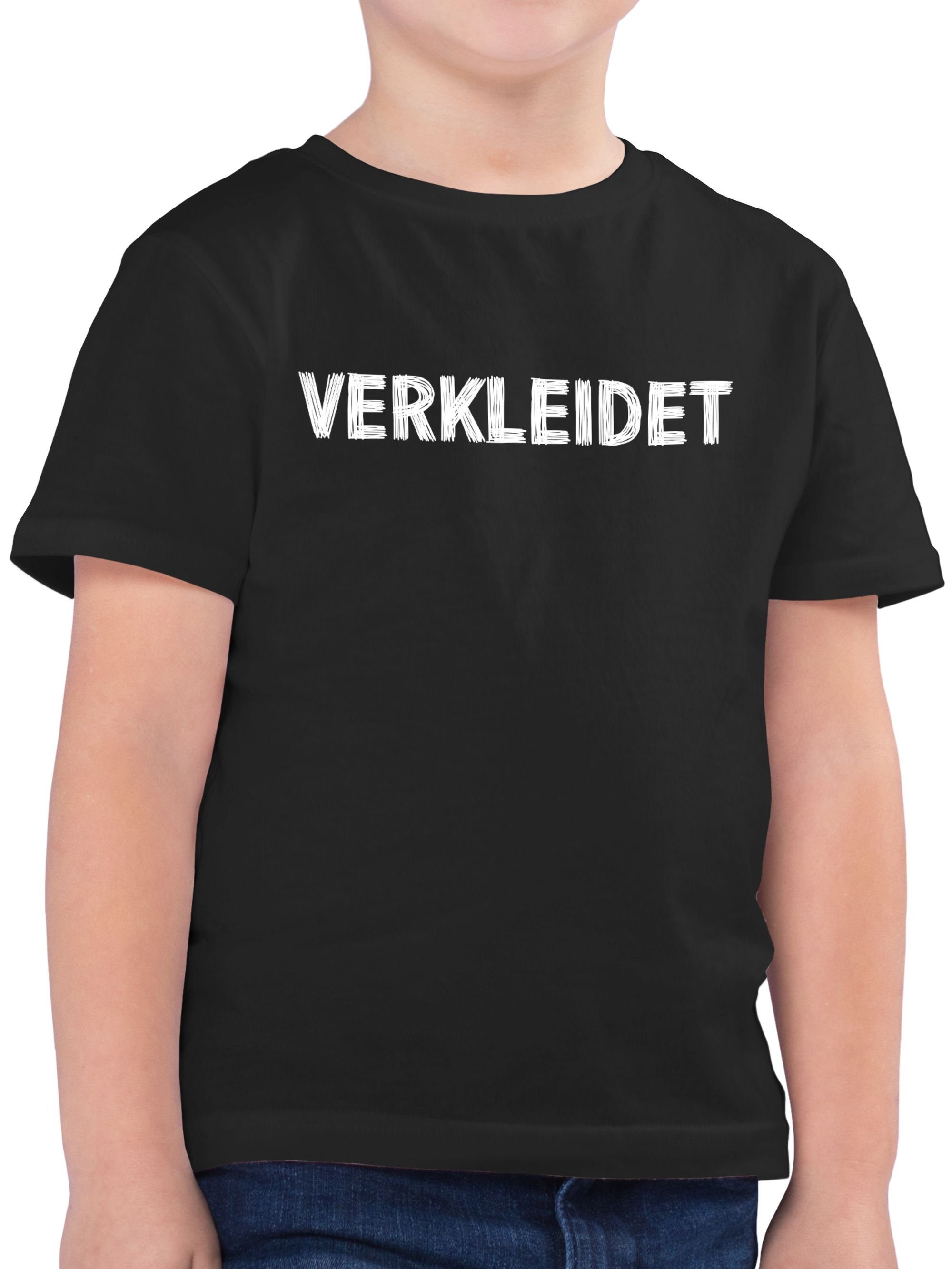 Shirtracer T-Shirt Aufdruck Verkleidet Halloween Kostüm Verkleidet Karneval Verkleidung Karneval & Fasching