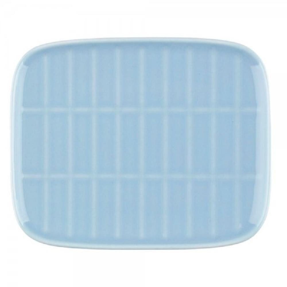 Marimekko Frühstücksteller Teller Oiva Tiiliskivi Light Blue New (15x12cm)