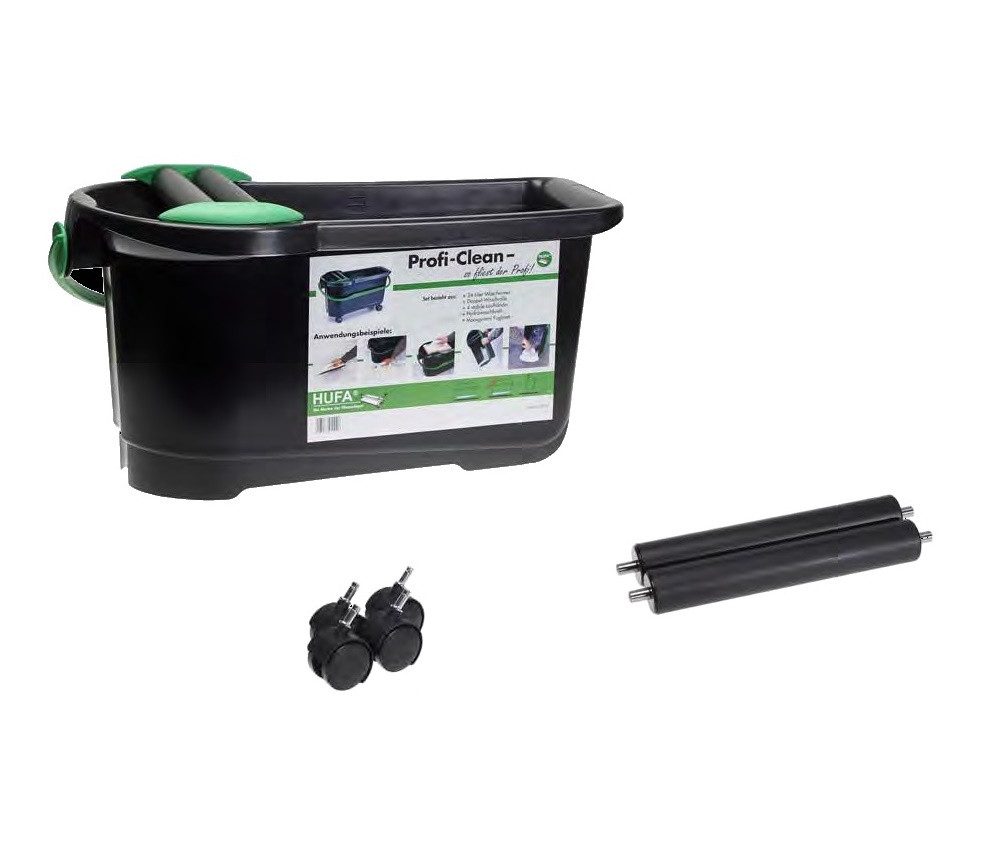 Hufa Fliesenrollenwasch-Set Hufa Fliesenleger Fliesen Waschset Profi Clean 9450, Waschrollen Metallachsen