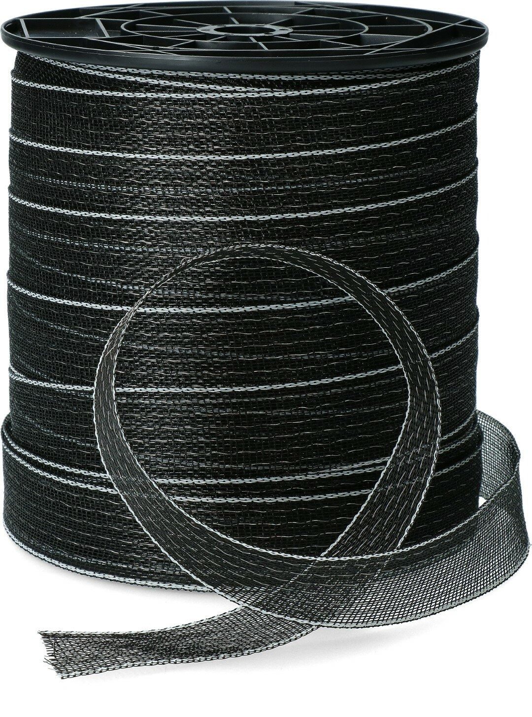 ZoneGuard Zaun ZoneGuard 40mm Basic Zaunband schwarz 200 m