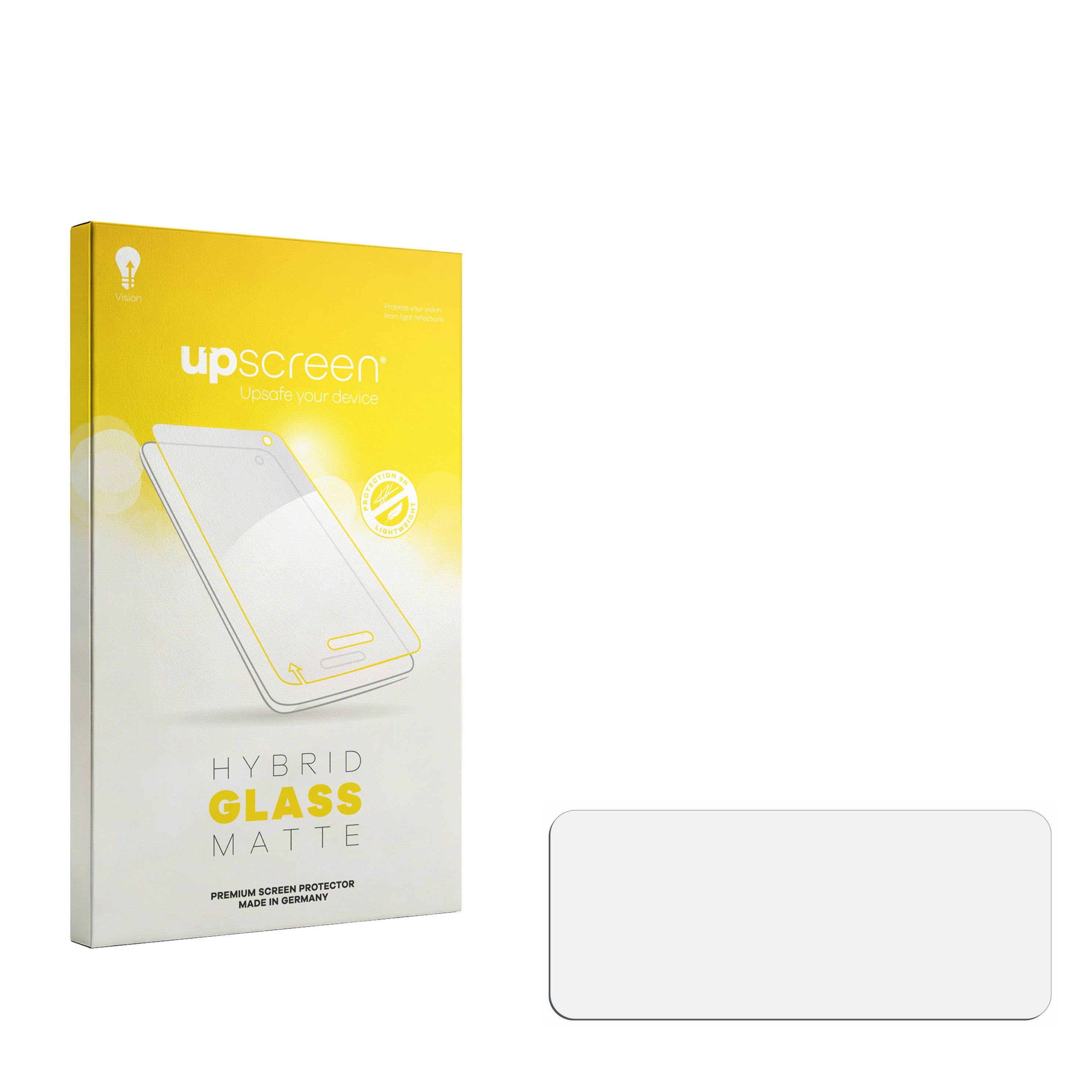 upscreen Displayschutzglas Folie für Mercedes-Benz V-Class W447 2019-2024 MBUX 10.25", Schutzfolie Glas Panzer Display Schutz matt