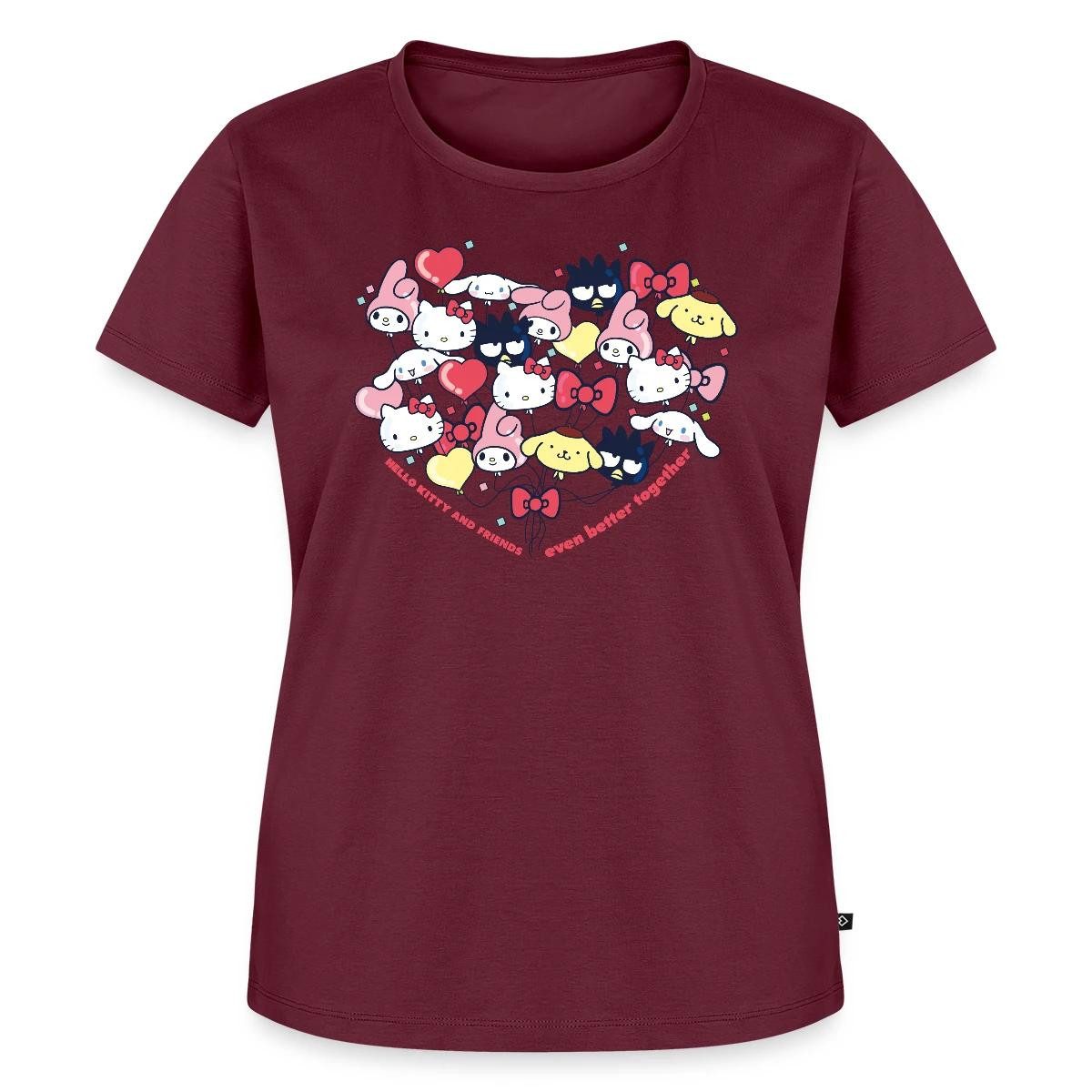 T-Shirt Hello Kitty And Friends Ballons Frauen Premium T-Shirt