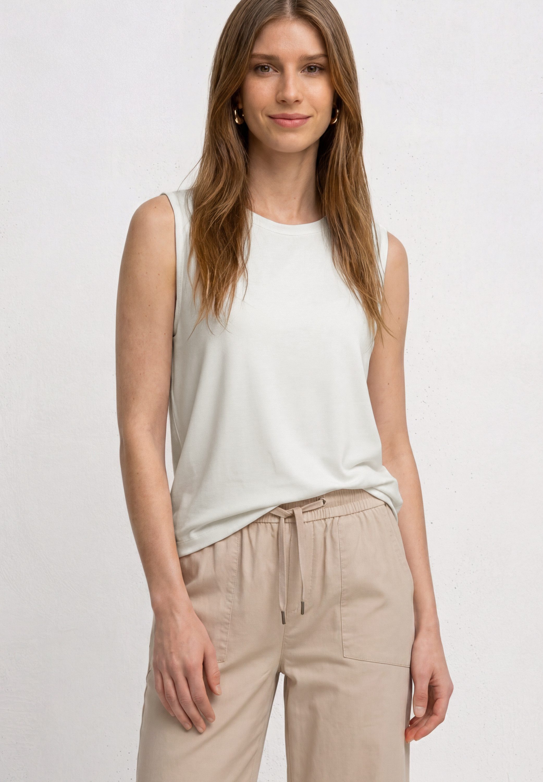 STREET ONE Shirttop aus stretchigem Viskosematerial