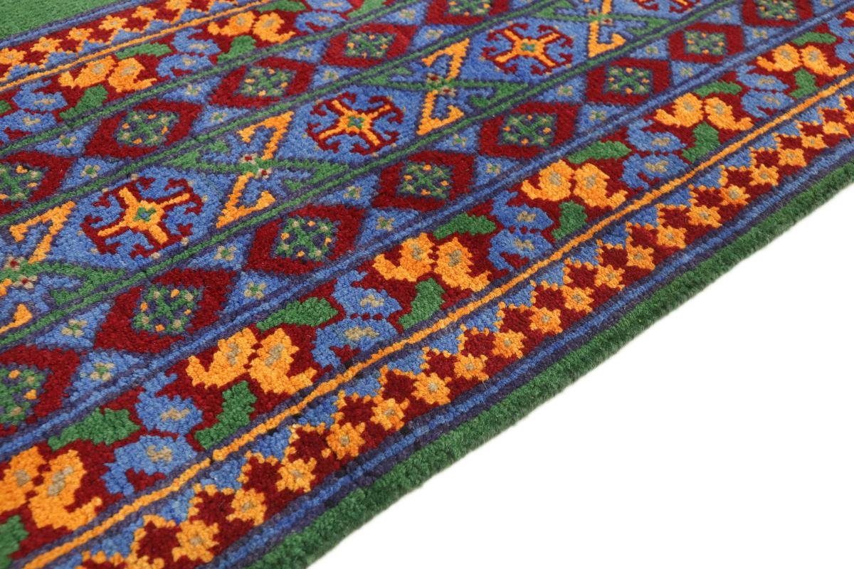 mm 6 Afghan rechteckig, Trading, Handgeknüpfter Nain Akhche Höhe: Orientteppich Orientteppich, 201x291