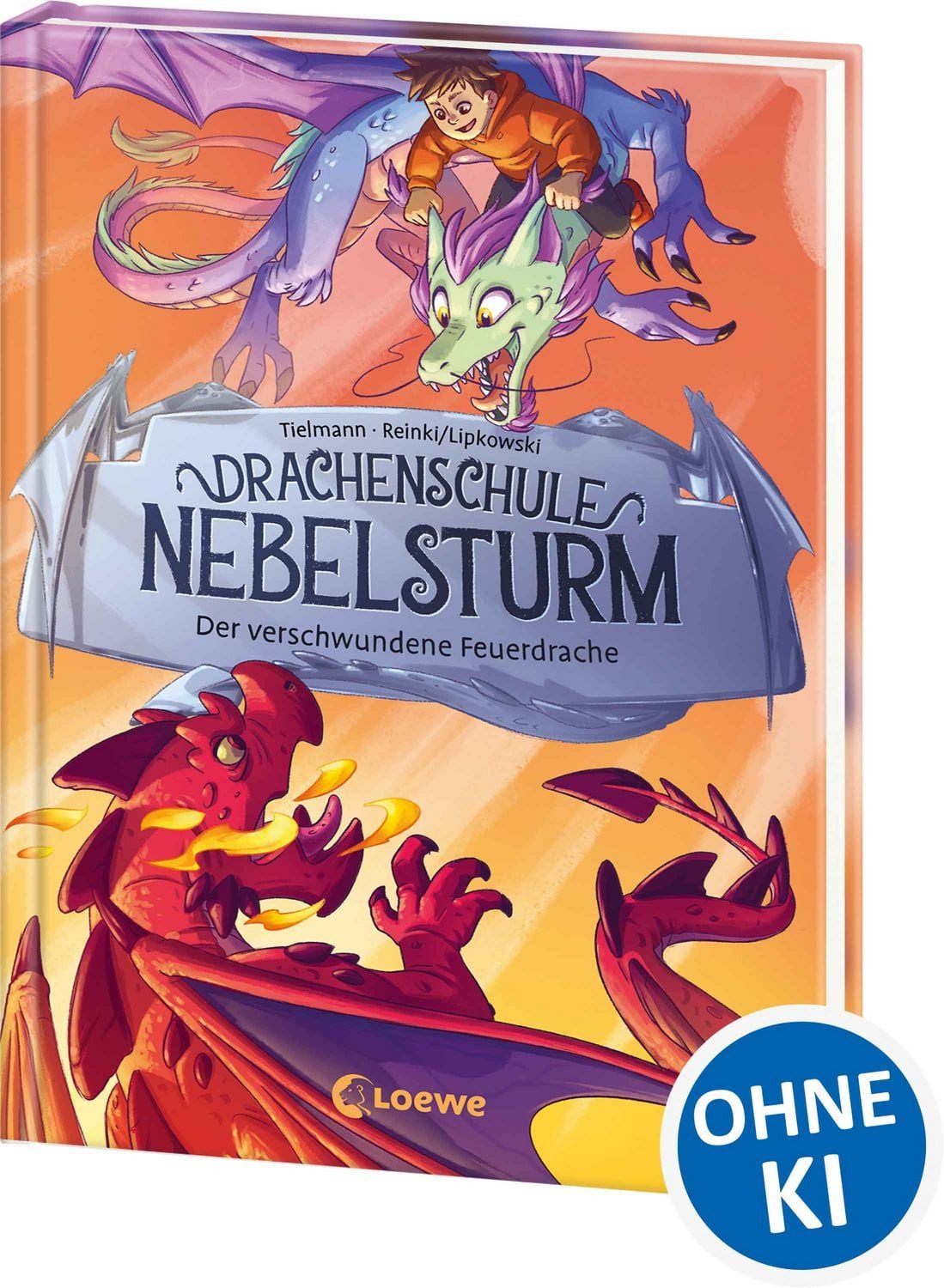 Drachenschule Nebelsturm (Band 2) - Der verschwundene Feuerdrache / Christian Tielmann, Milan und seinen Freunden steht ein großes Drachenturnier bevor - Episches Kinderbuch zum Vorlesen und ersten Selberlesen ab 7 Jahren