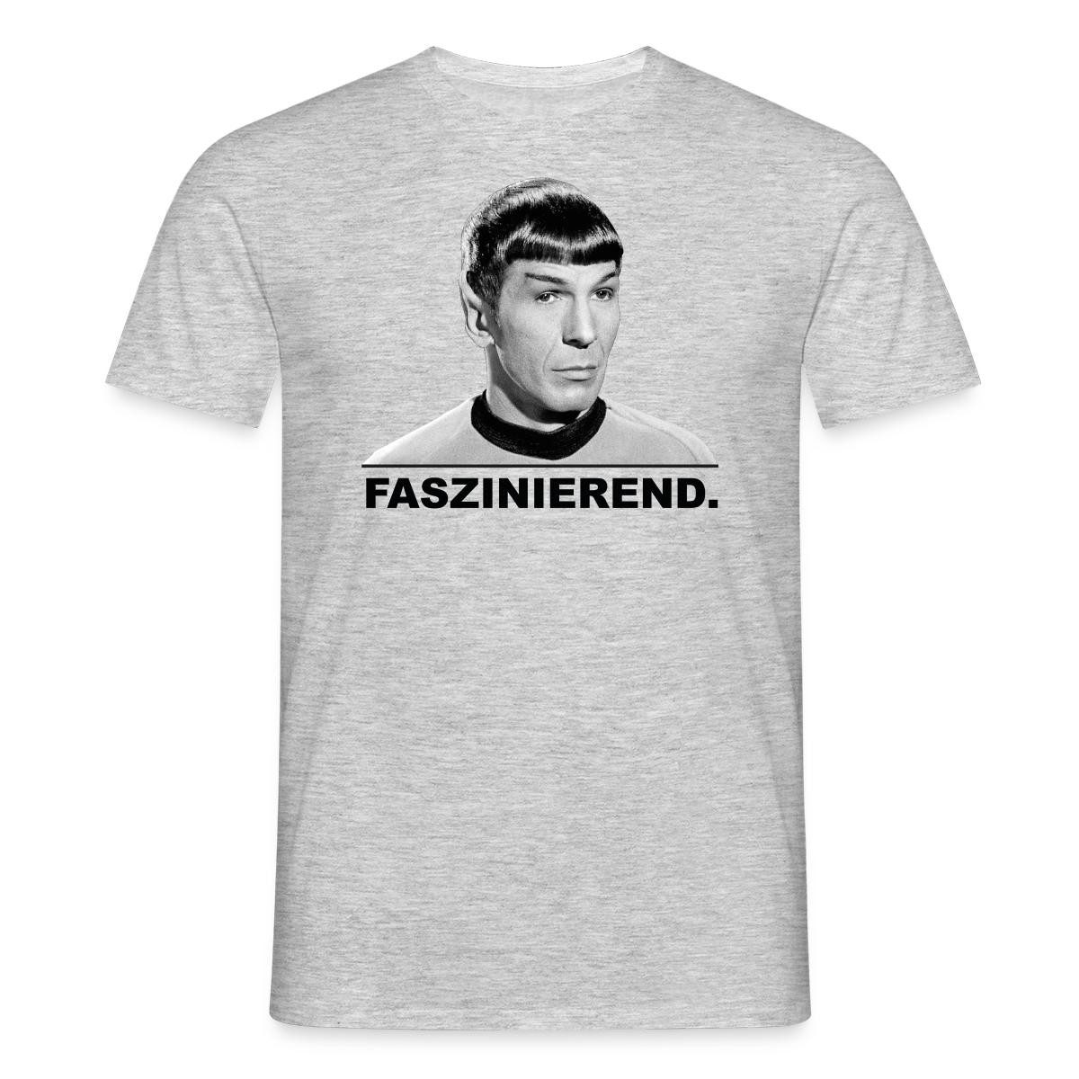 T-Shirt Star Trek Spock Faszinierend Männer T-Shirt