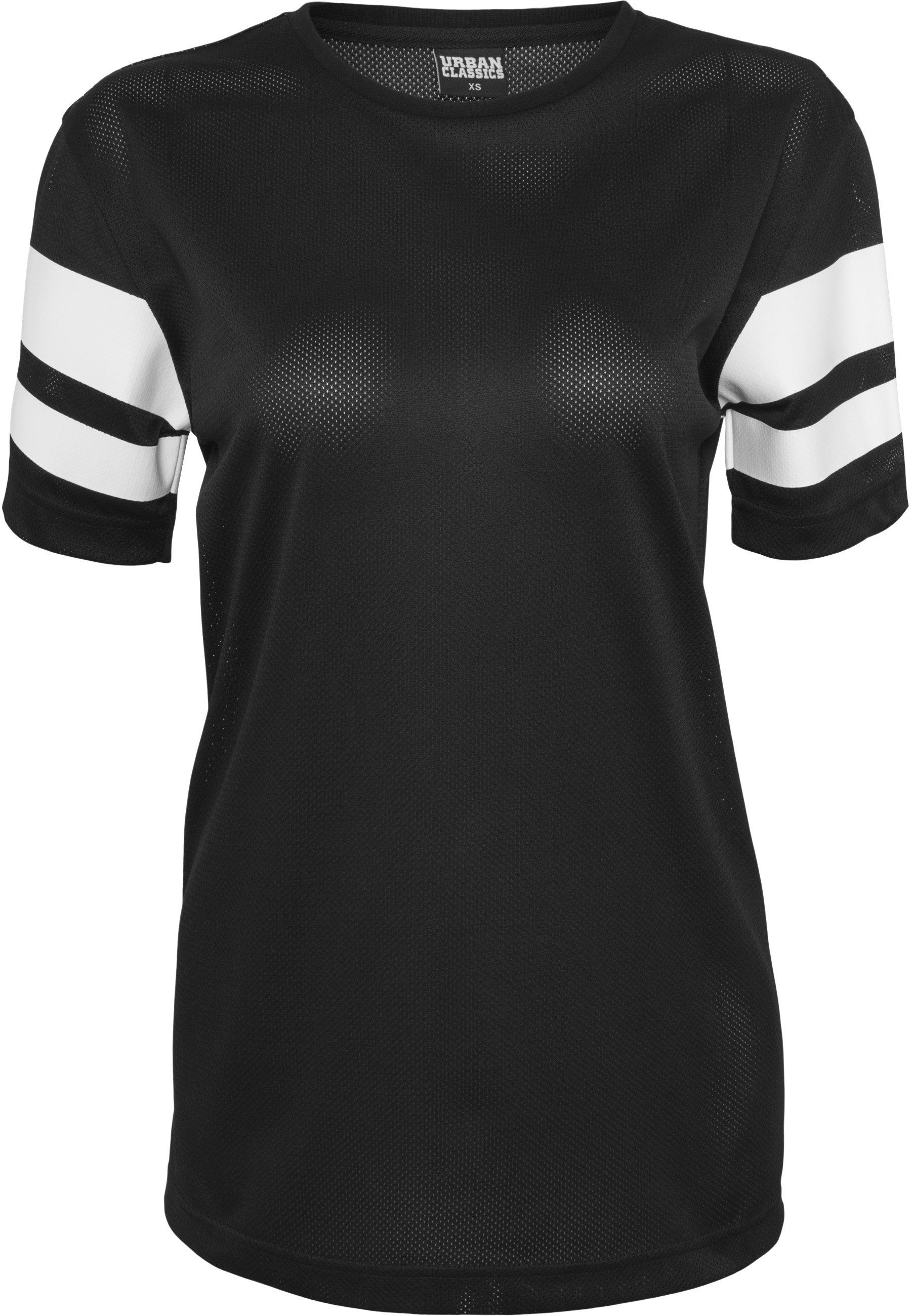 URBAN CLASSICS Netzshirt Urban Classics Damen Ladies Stripe Mesh Tee (1-tlg)