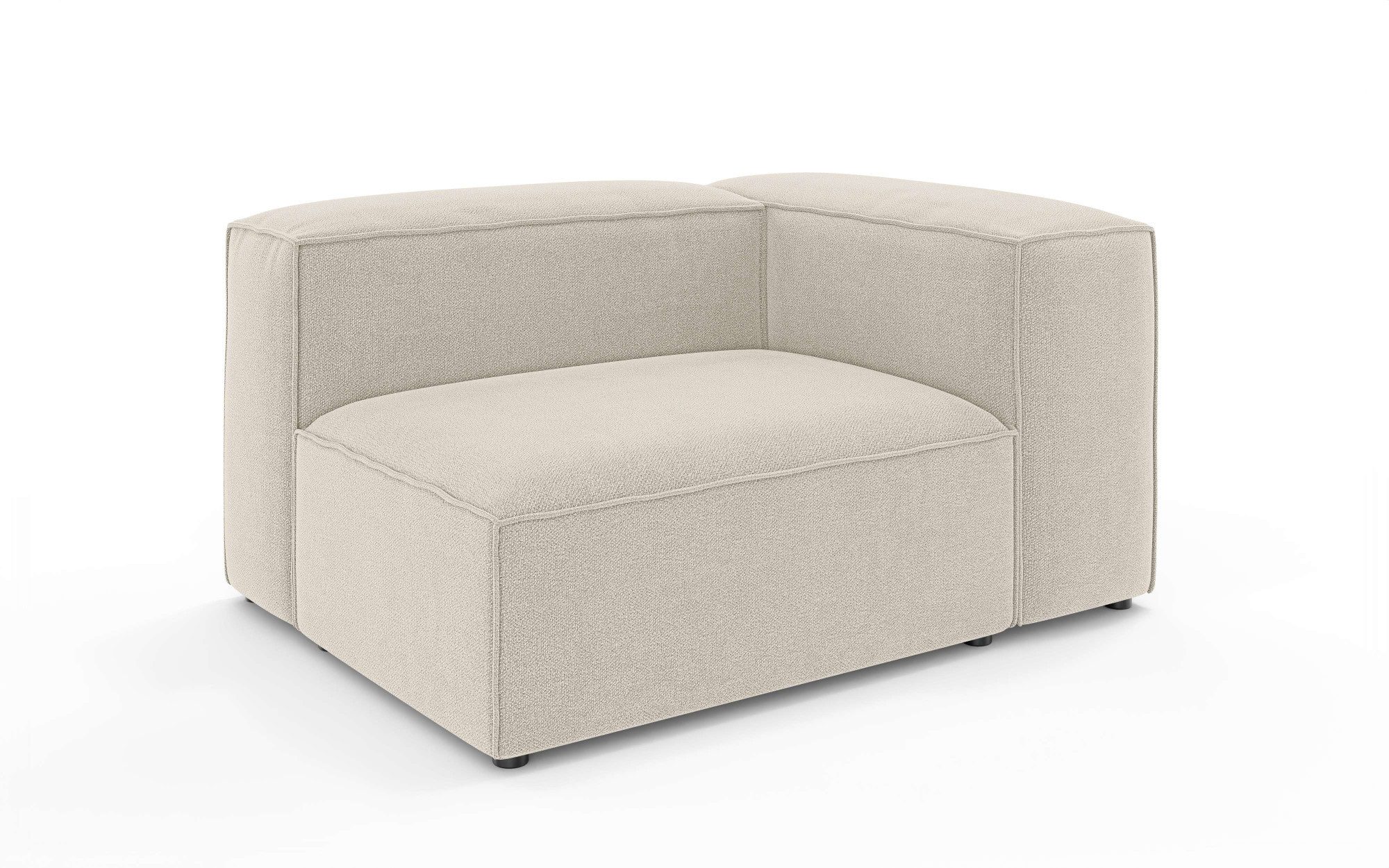 Sofa-Eckelement HAILY Sessel mit Armlehne links/rechts, Maße B/T/H: 130/100/72 cm