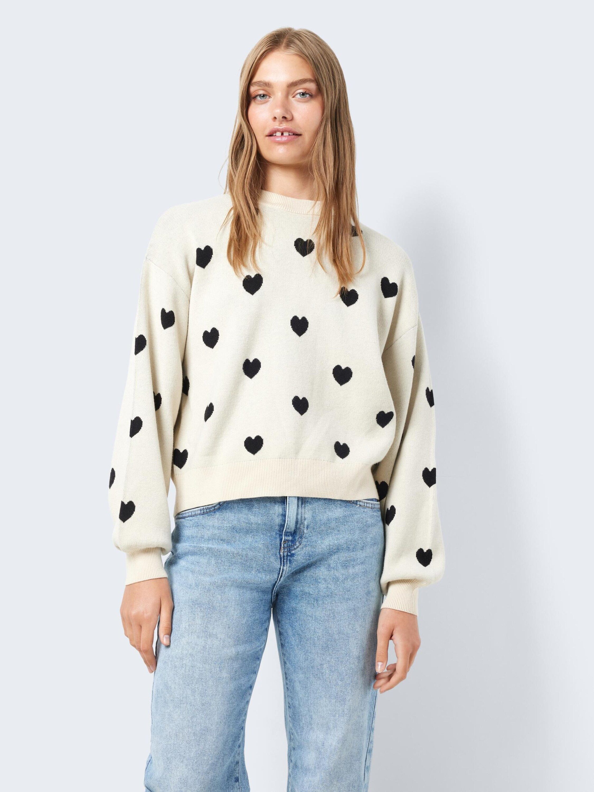 Noisy may Rundhalspullover CHARLOTT (1-tlg) Plain/ohne günstig online kaufen