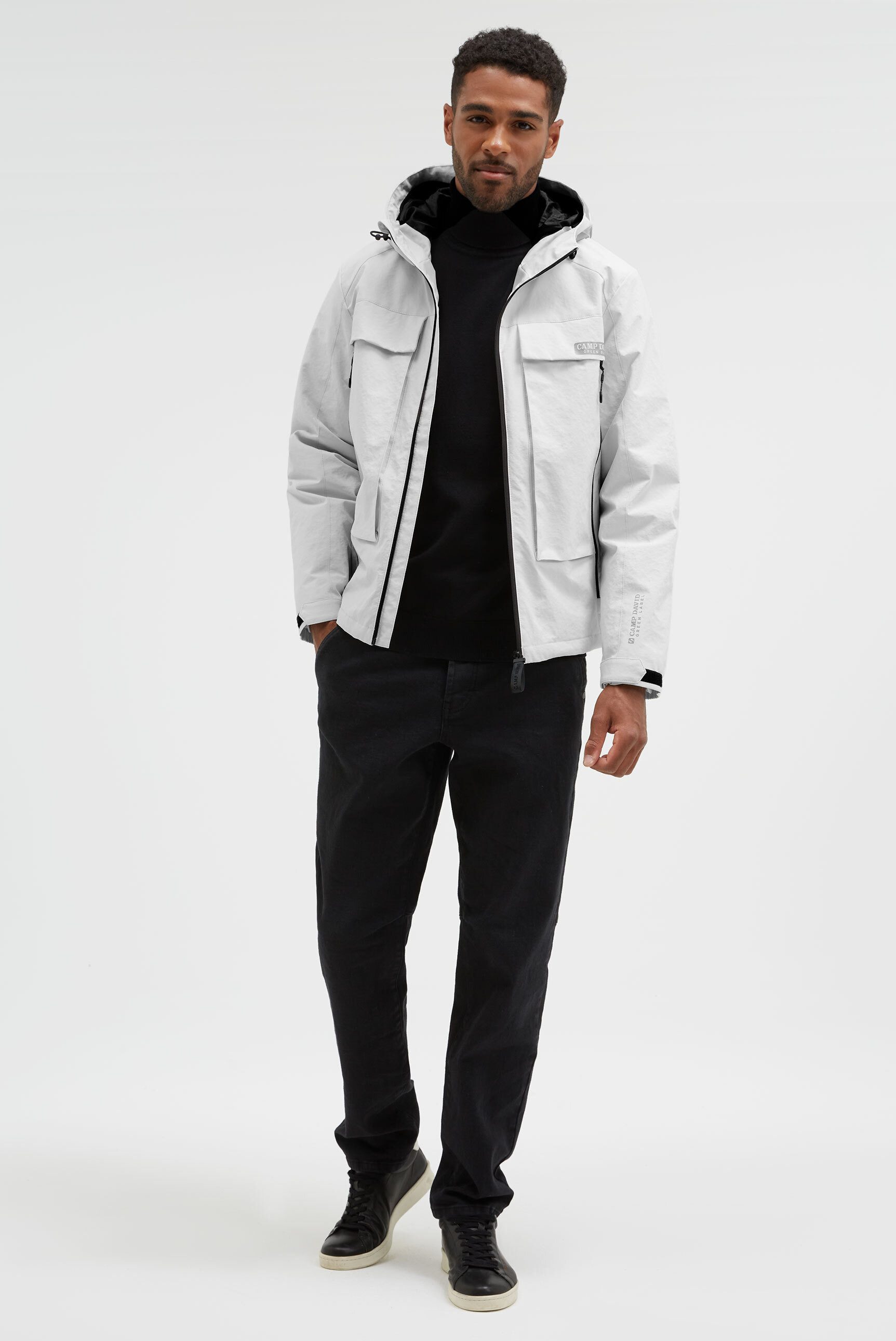 CAMP DAVID Outdoorjacke mit längerer Rückenpartie