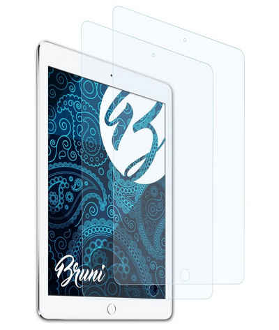Bruni Schutzfolie Glasklare Displayschutzfolie für Apple iPad Air 2, (2 Folien), praktisch unsichtbar