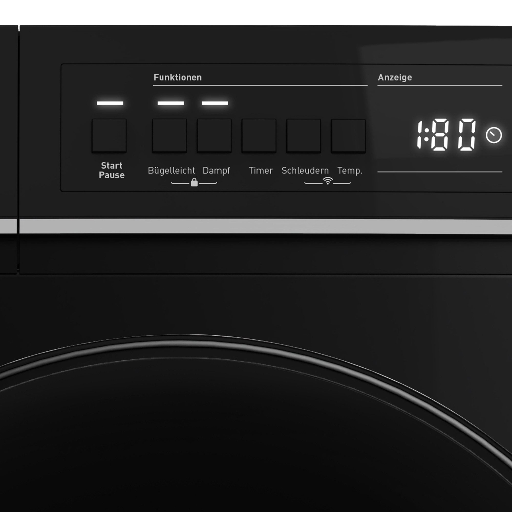 Sharp Waschmaschine ES-PRO814BA-DE, 8 kg, 1400 U/min, EcoLogic