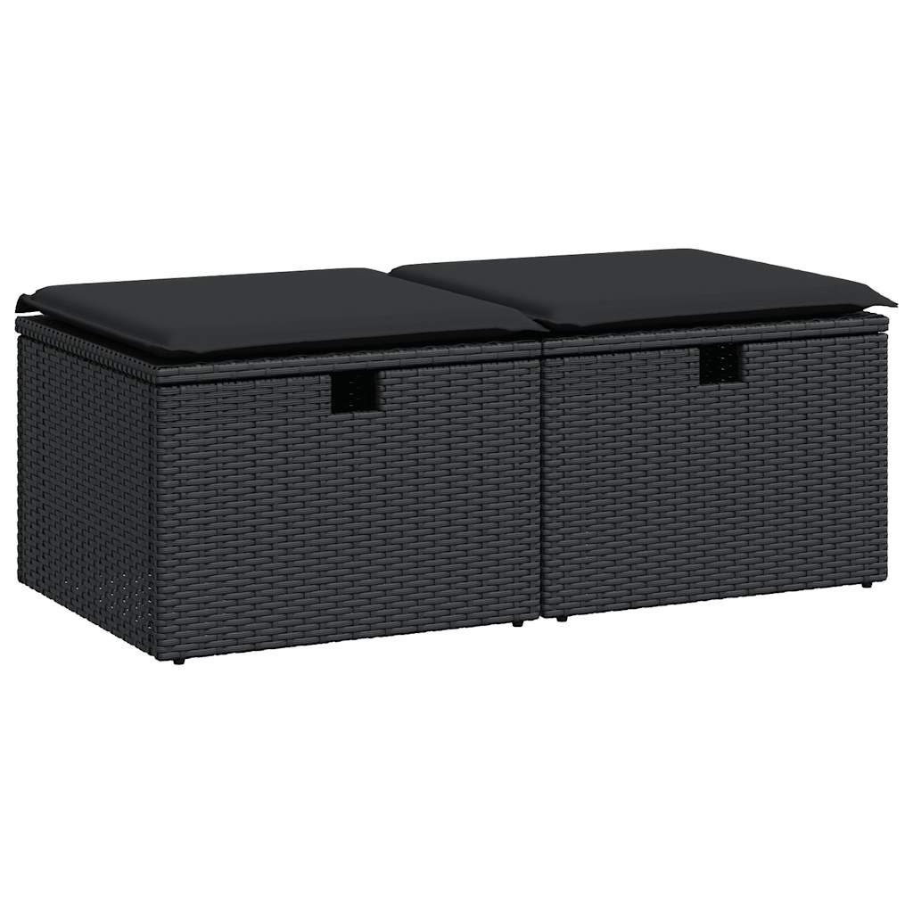 vidaXL Gartenlounge-Set 2-tlg. Garten-Sofagarnitur mit Kissen günstig online kaufen