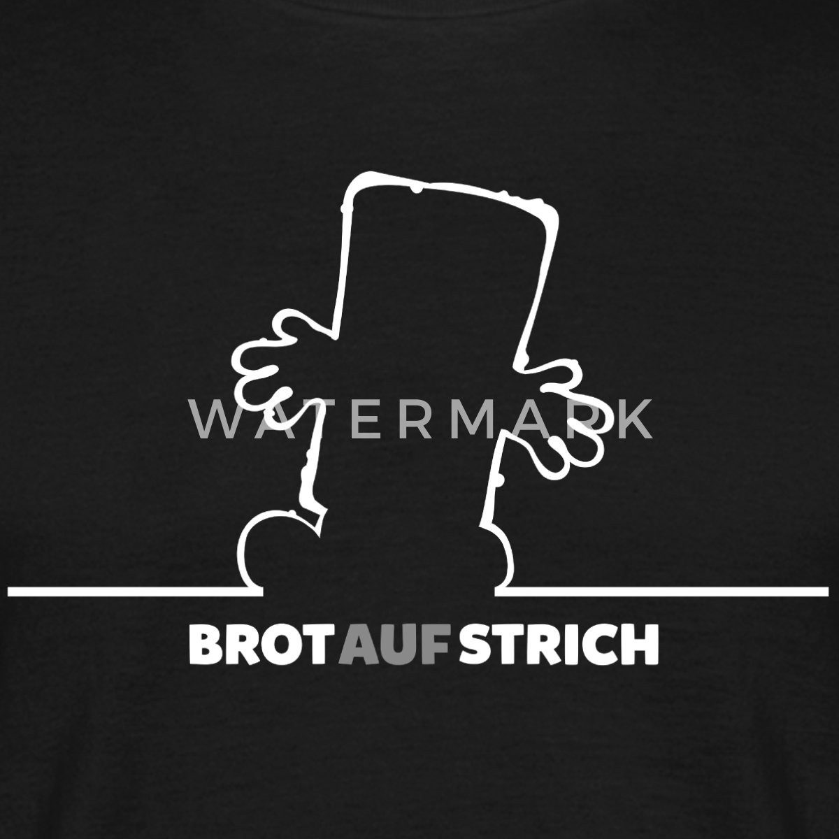 Spreadshirt T-Shirt Bernd Das Brot BrotAufStrich günstig online kaufen