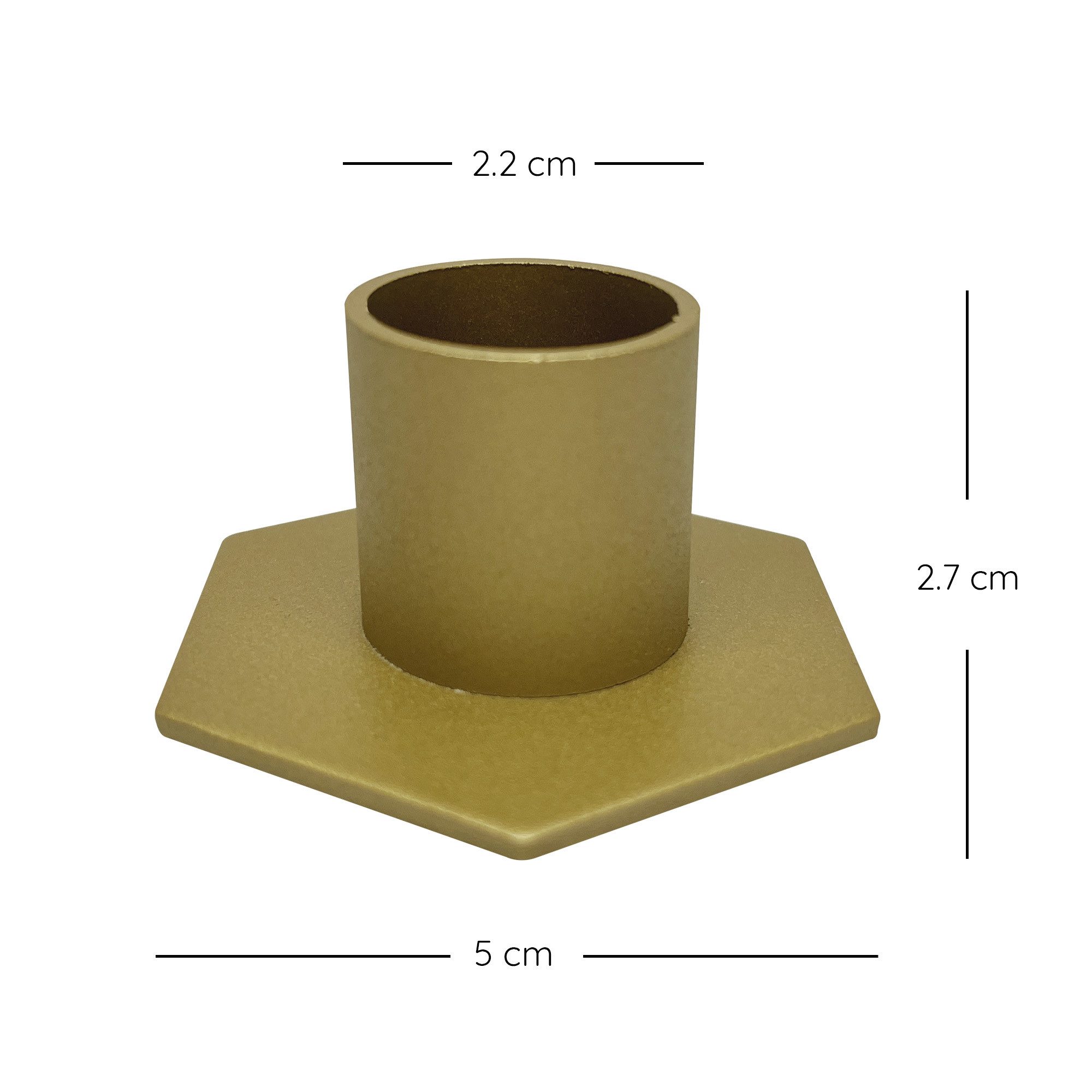 heimzeit Tischkerzenhalter heimzeit Kerzenhalter für Stabkerzen 22 mm (Set, günstig online kaufen