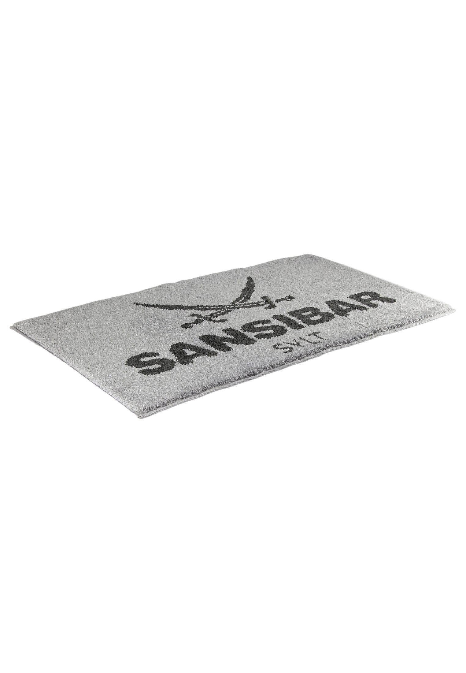 Sansibar Sylt Badematte Badematte »Sansibar, Höhe 20 mm, mit Sansibar Logo Schriftzug, rutschhemmend beschichtet, fußbodenheizungsgeeignet, strapazierfähig, schnell trocknend, Polyacryl, rechteckig, 55x65 cm, 60x100 cm, 70x120 cm