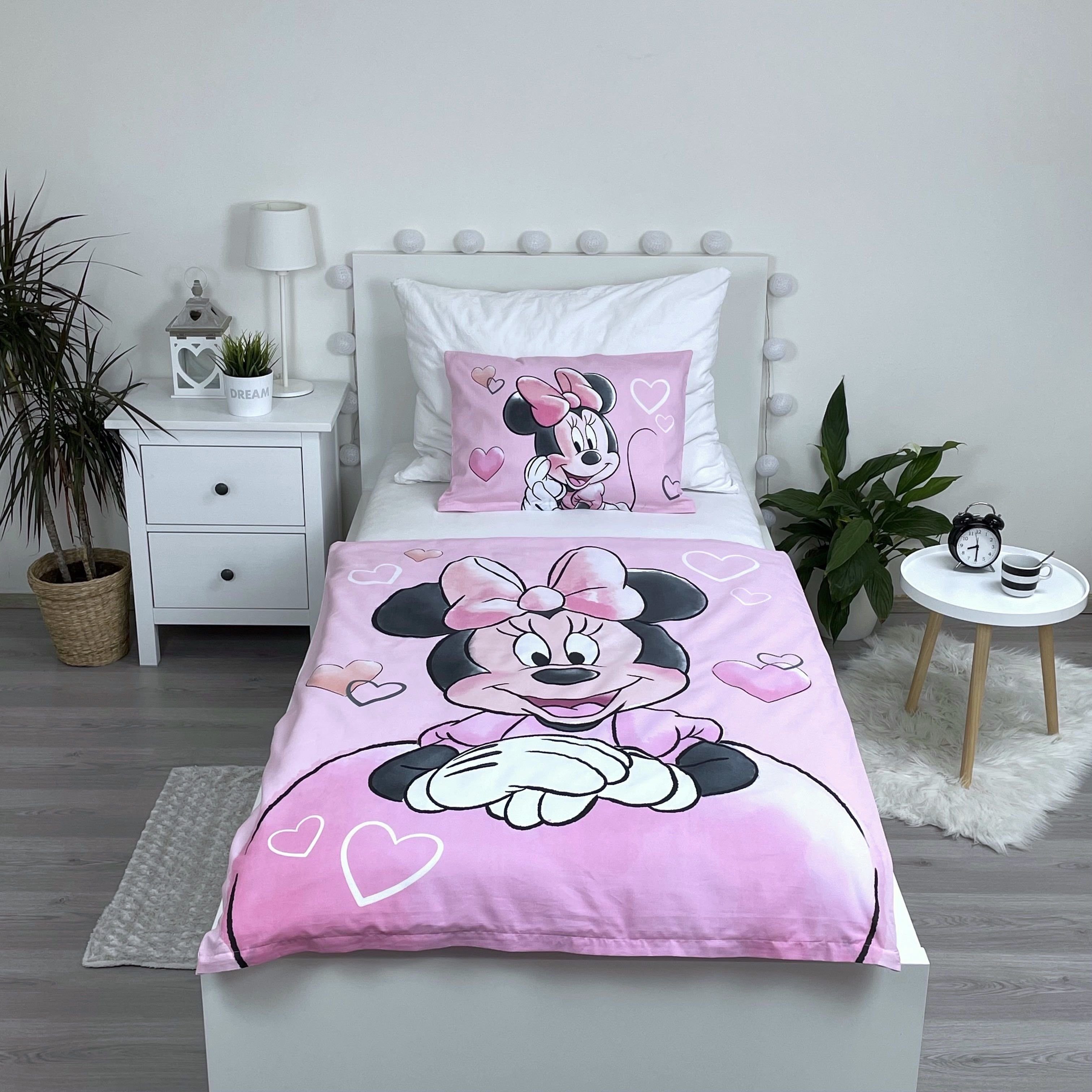 Disney Minnie Mouse Babybettwäsche Wendebettwäsche Minnie günstig online kaufen