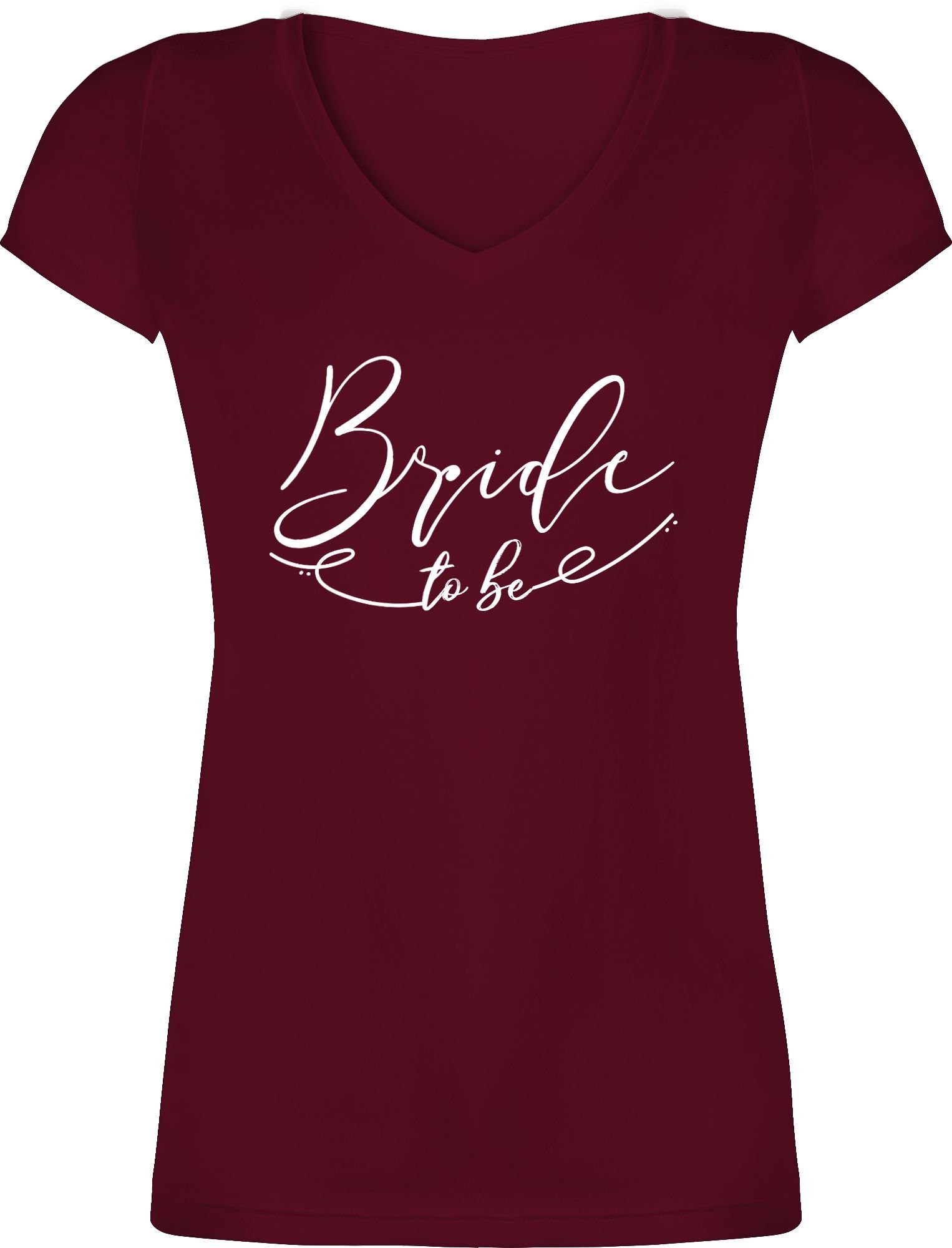 Shirtracer TShirt »Bride to be mit Linie JGA Junggesellenabschied