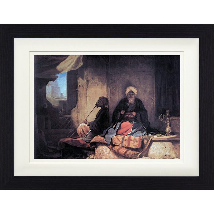 1art1 Bild mit Rahmen Carl Spitzweg - Im Türkischen Basar 1860