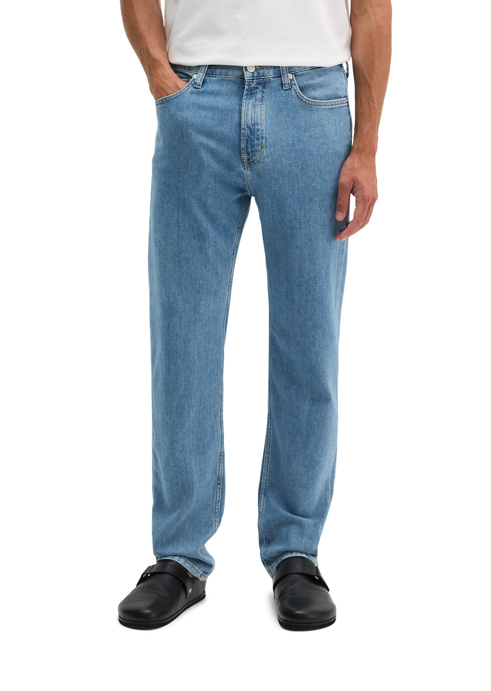 Marc O'Polo Regular-fit-Jeans aus Bio-Baumwoll-Mix