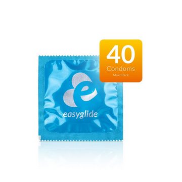 EasyGlide Kondome EasyGlide - Kondome mit Geschmack - 40 Stück, 1 St., mit Geschmack, vielfältige Fruchtaromen, 40 Stk., 54 mm