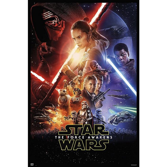 Star Wars Poster Star Wars: Episode 7 Poster Hauptplakatmotiv 68 x 101 cm