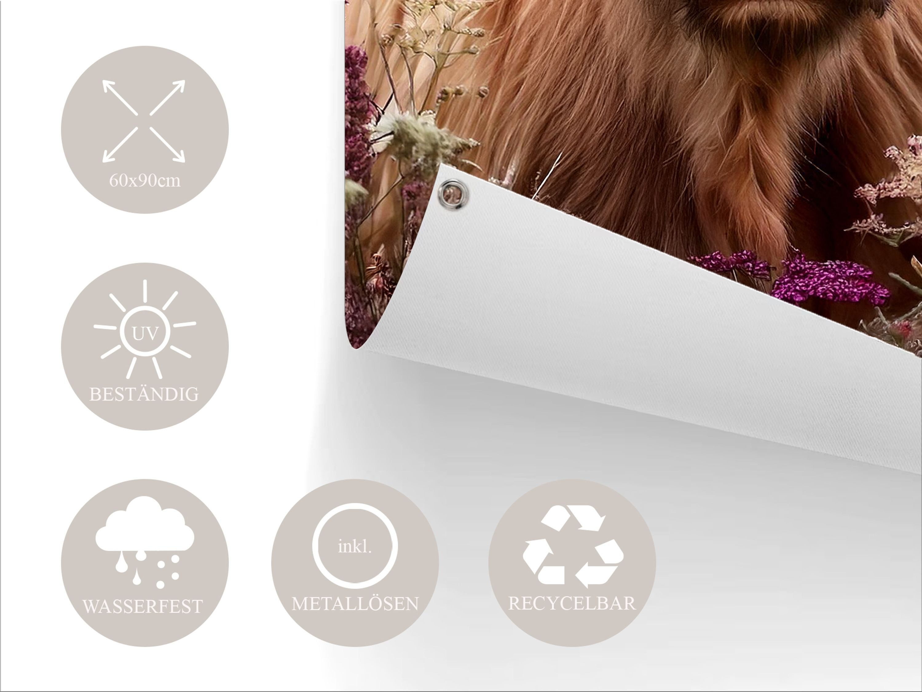 artissimo Poster Garten-Poster 60x90cm Gartendeko Balkon-Deko Outdoor-Deko günstig online kaufen