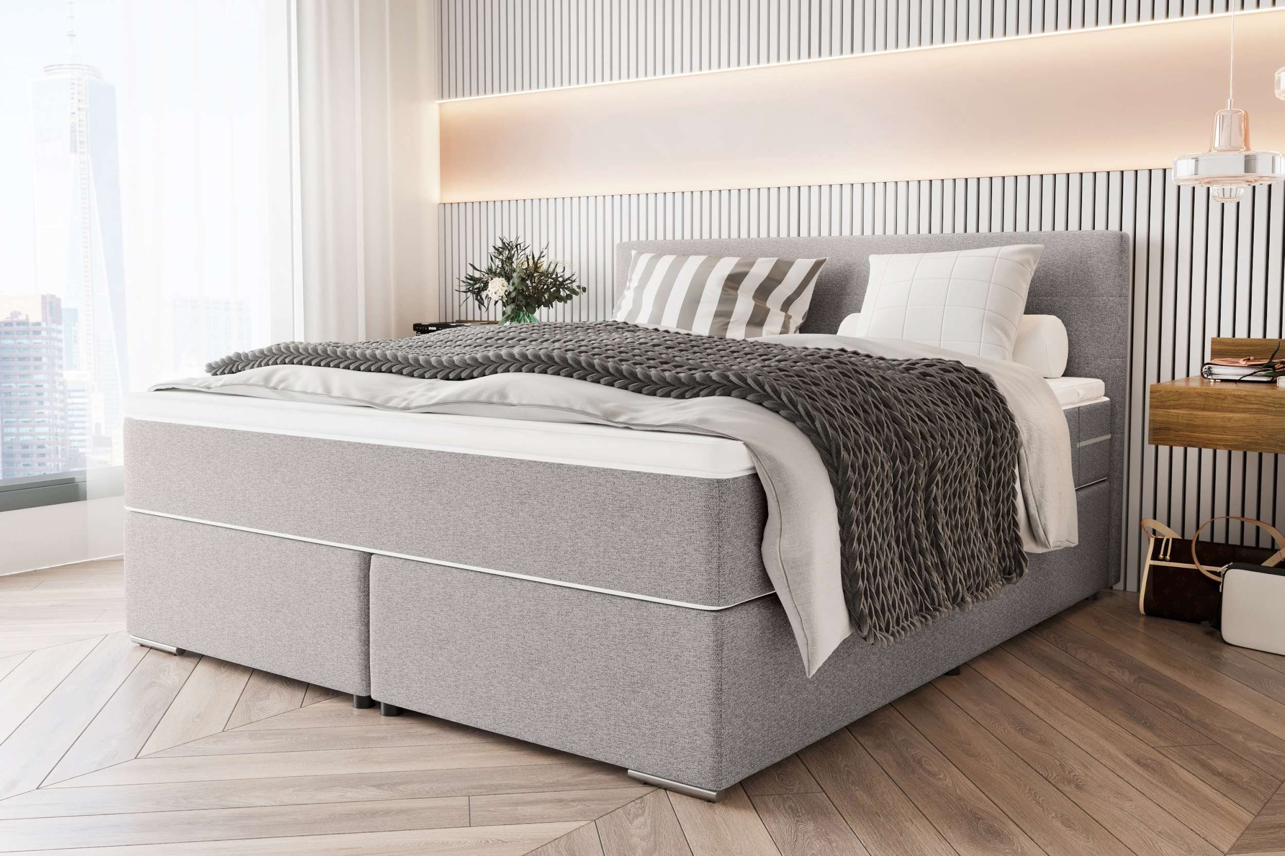 99rooms Boxspringbett Phönix (Schlafzimmerbett, Bett), mit günstig online kaufen