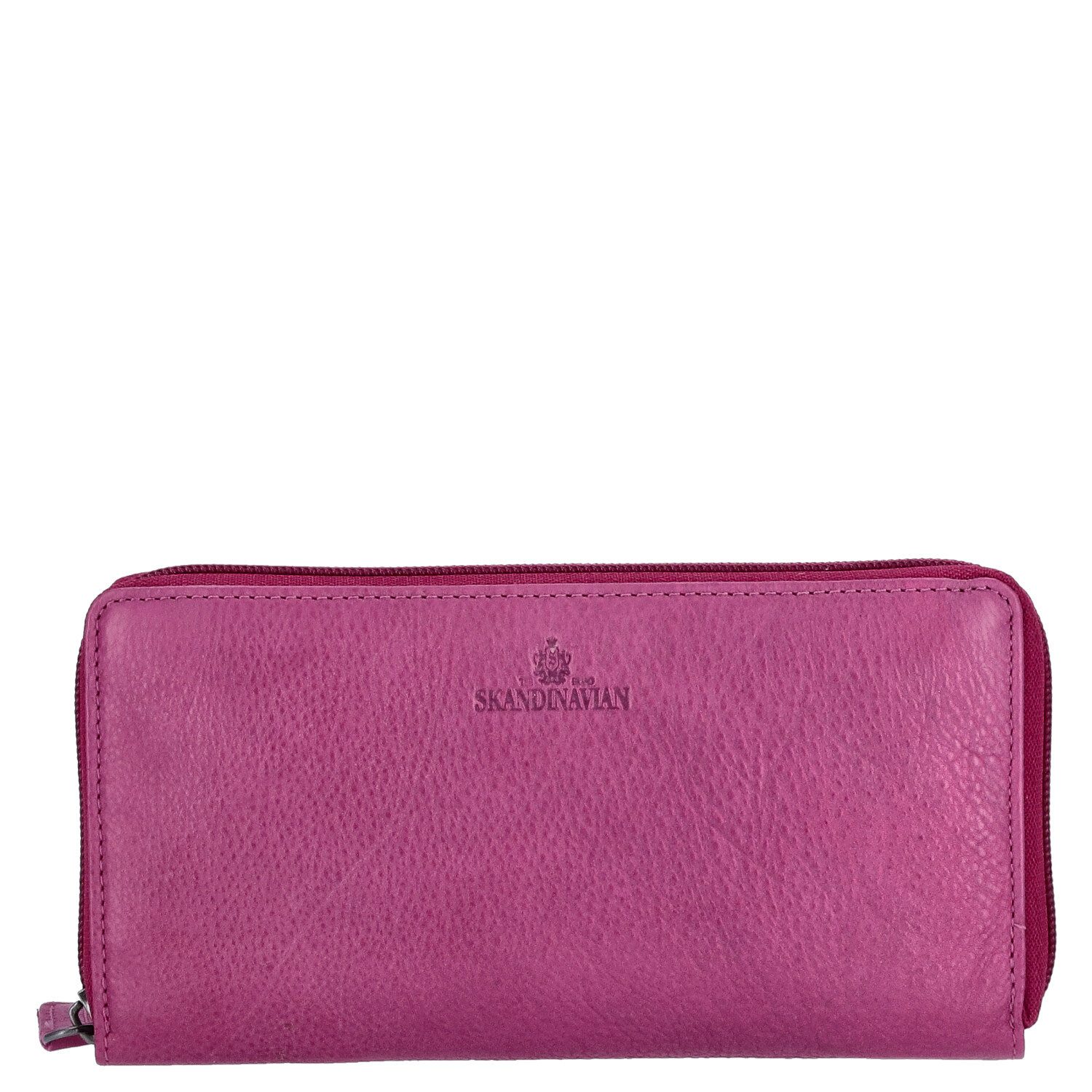 The Skandinavian Brand Geldbörse The Skandinavian Brand Damen Lederbörse Quer fuchsia