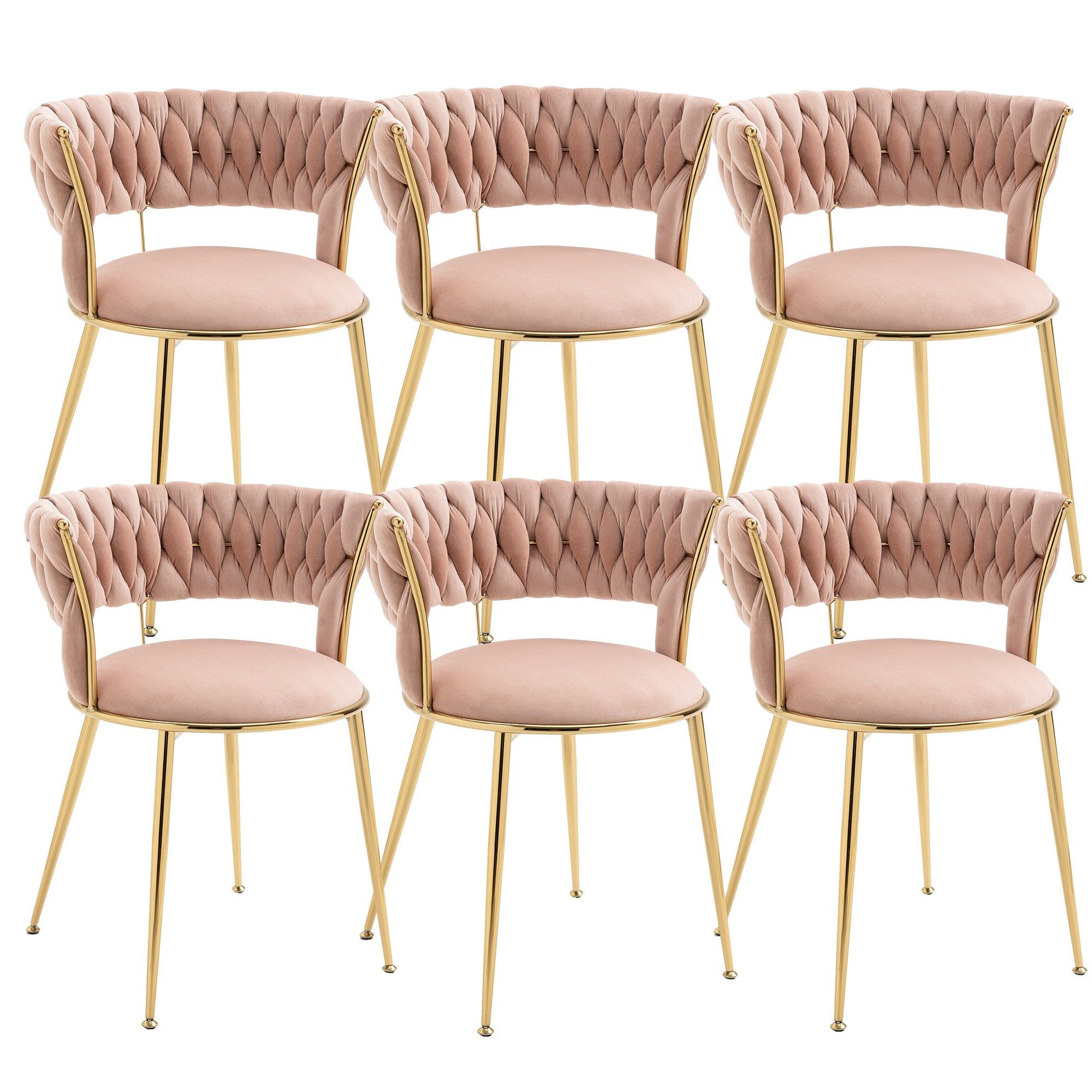 LVHOM Esszimmerstuhl Luxuriöse Samt-Stühle 2er-/4er-/6er-Set mit günstig online kaufen