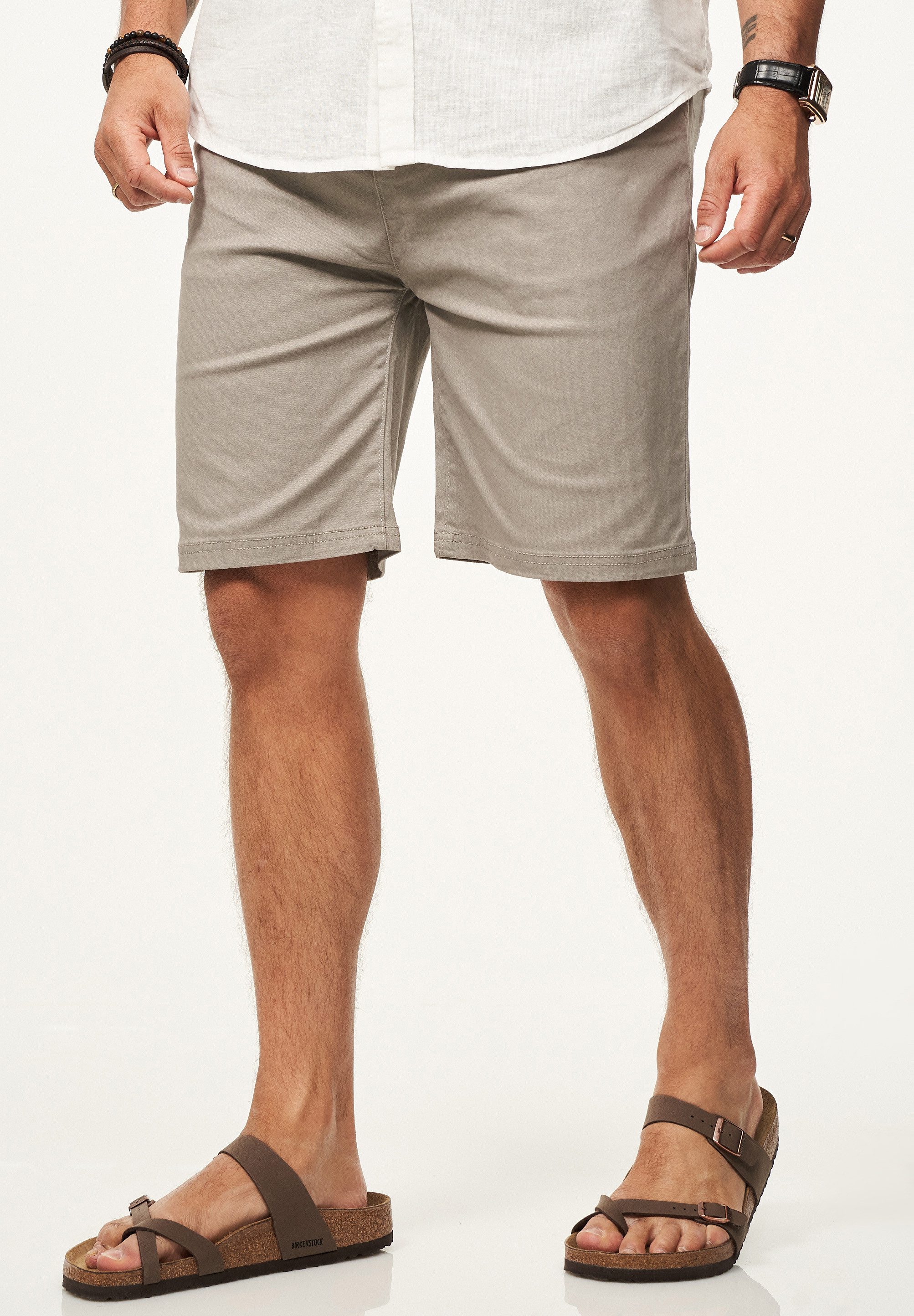 SOULSTAR Chinoshorts mit Stretchanteil Basic Kurze Hose für Herren Regular- günstig online kaufen