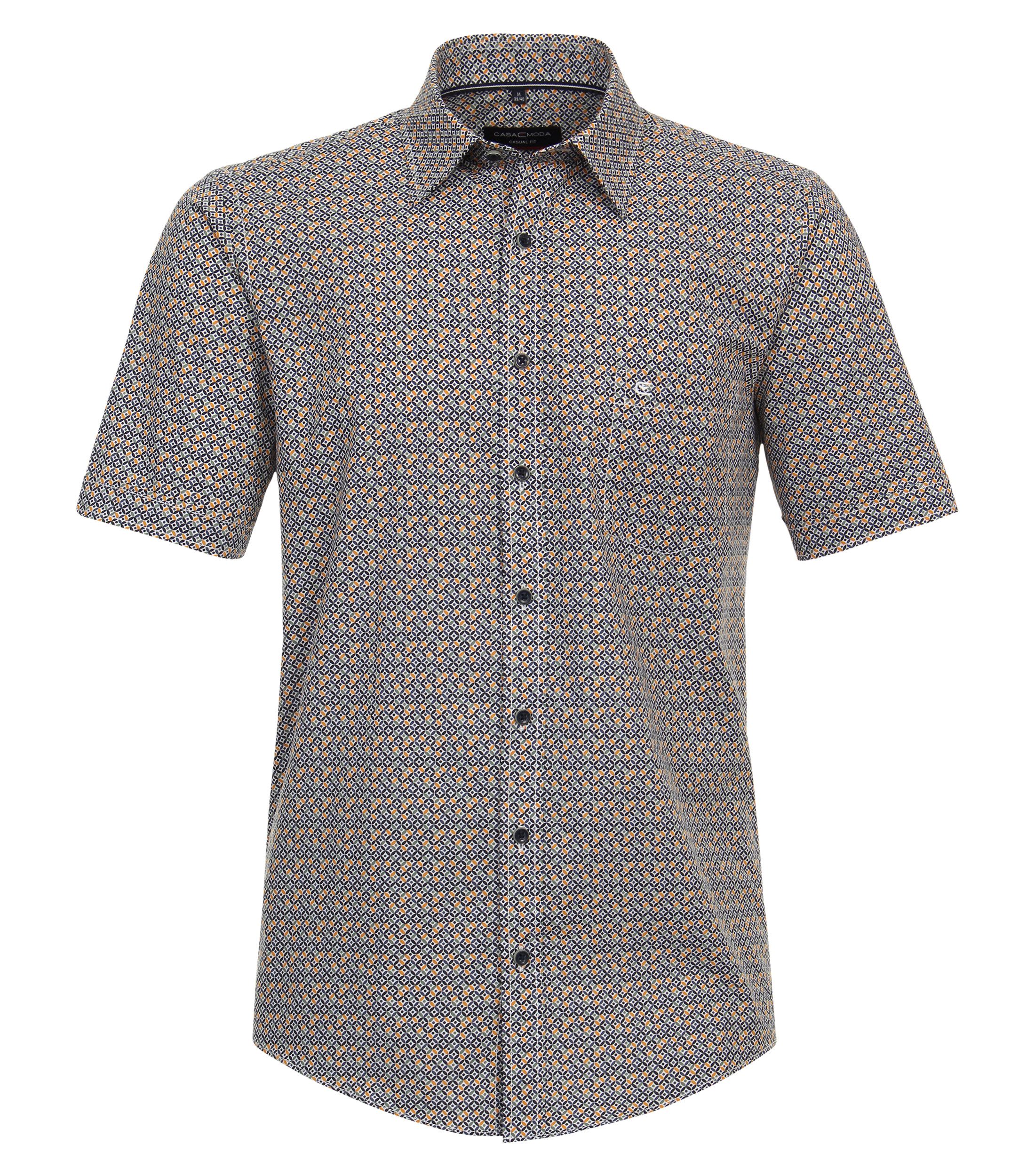 CASAMODA Kurzarmhemd CASAMODA Freizeithemd Kurzarm Print