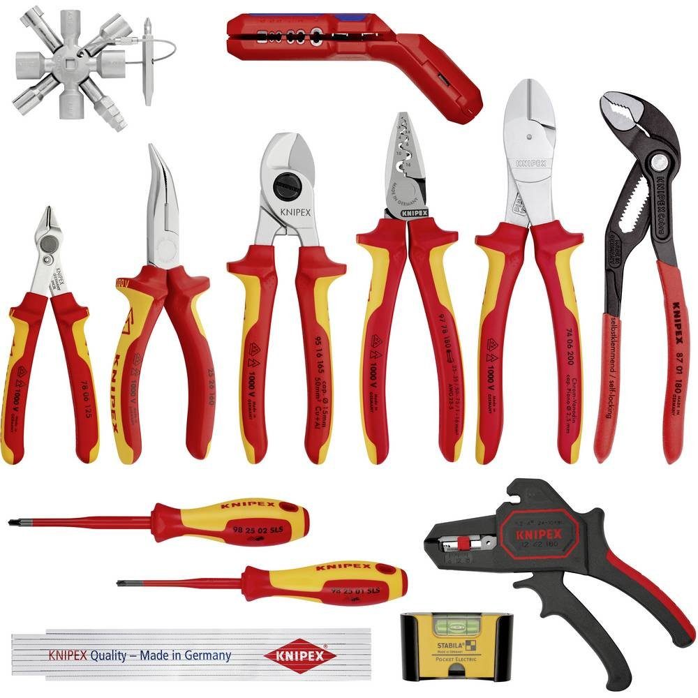 Knipex Zangenset Erweiterungsset Elektro 2 00 20 90 V02