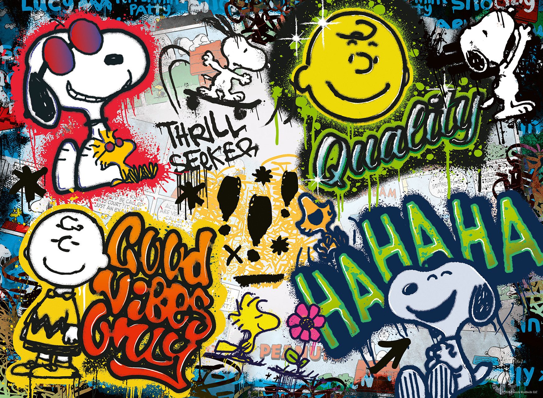 Ravensburger Puzzle Peanuts Graffiti, 500 Puzzleteile, günstig online kaufen