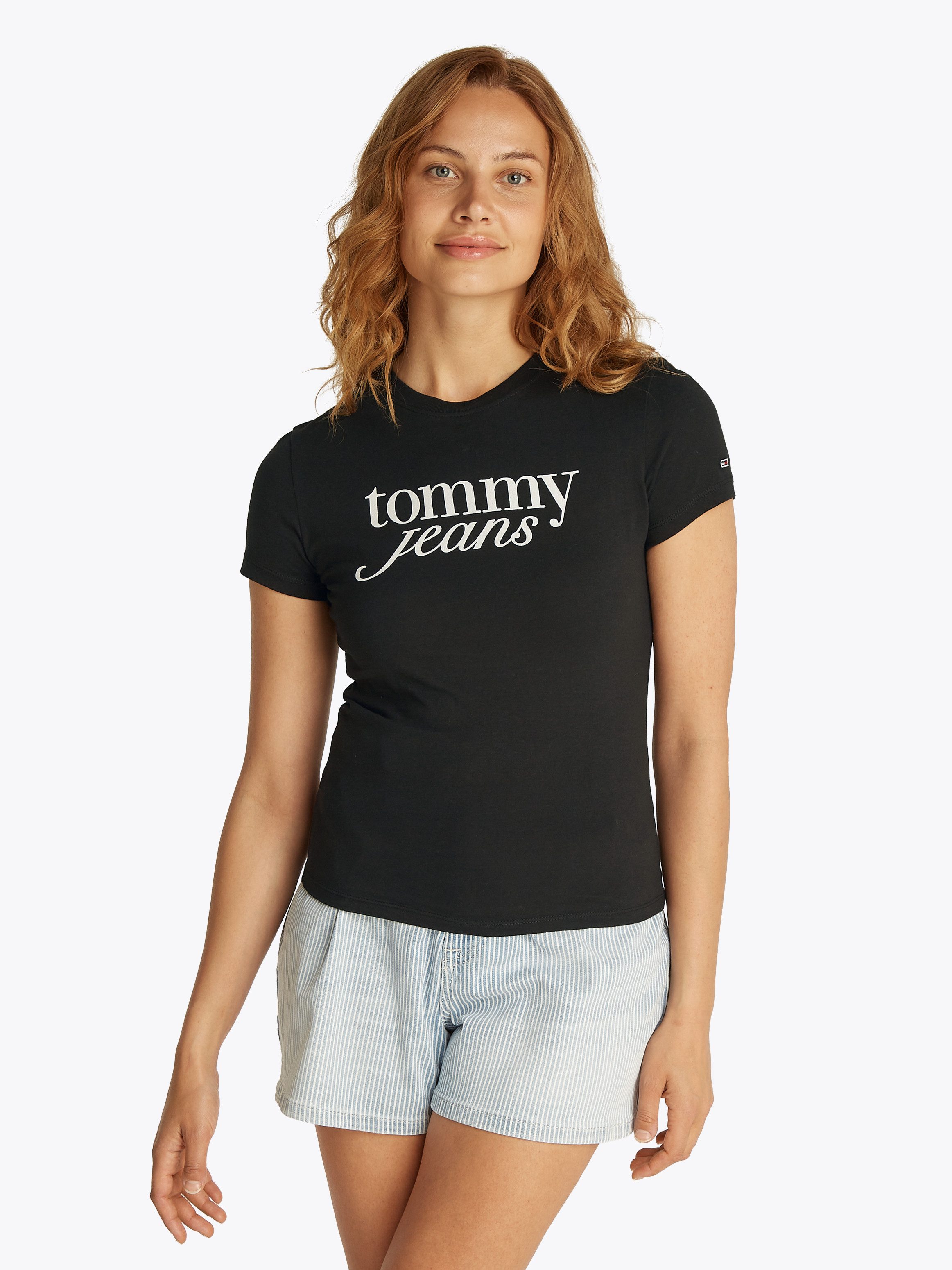 Tommy Jeans T-Shirt mit Logodruck auf günstig online kaufen