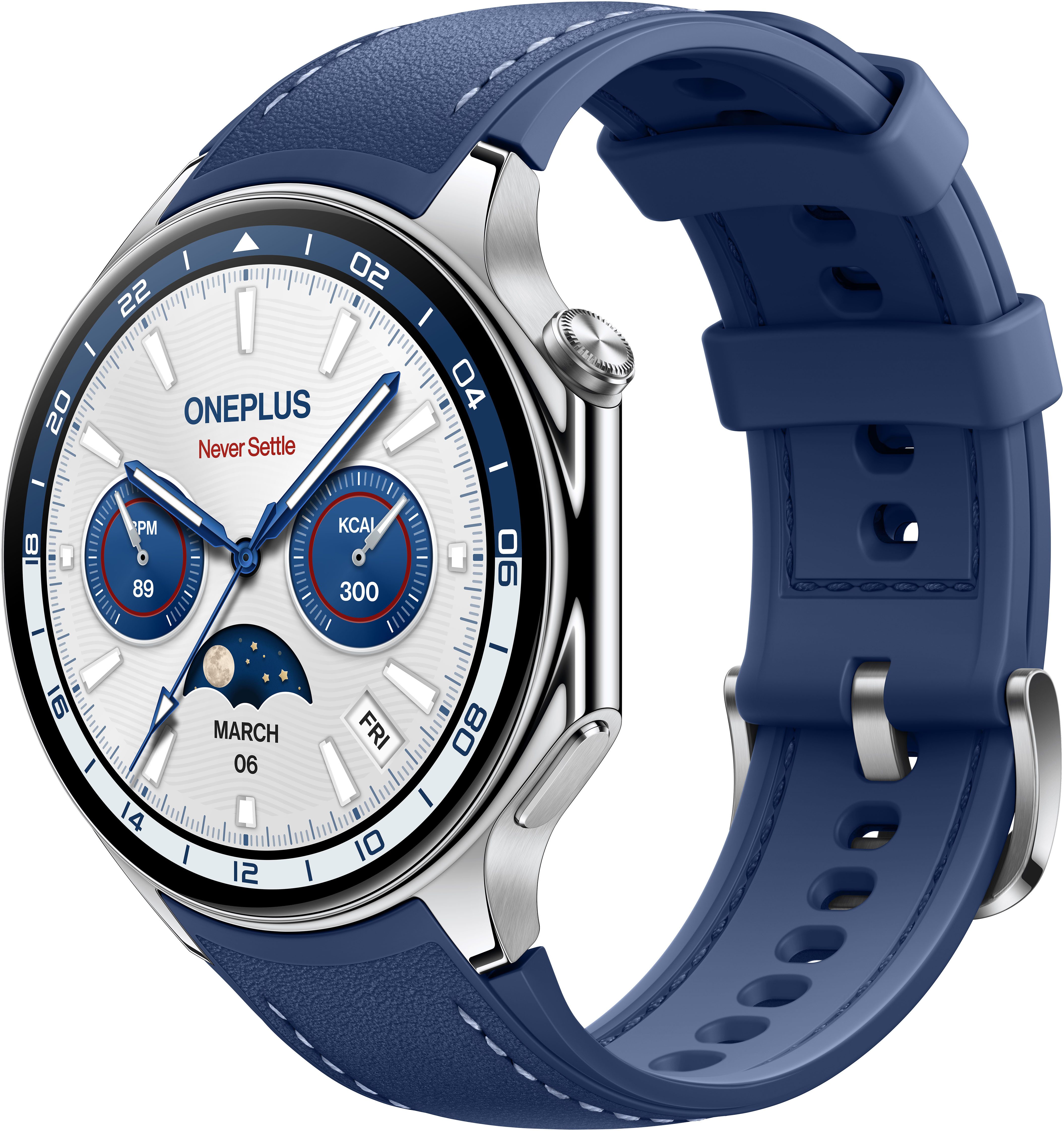 OnePlus Watch 2 Nordic Blue Edition Smartwatch (1,43 Zoll)