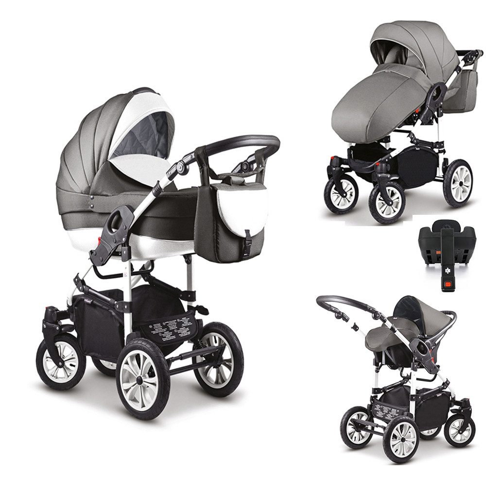 Kombi-Kinderwagen Craft 5 in 1 inkl. Sportsitz, Autositz und Iso Base in 18 Farben