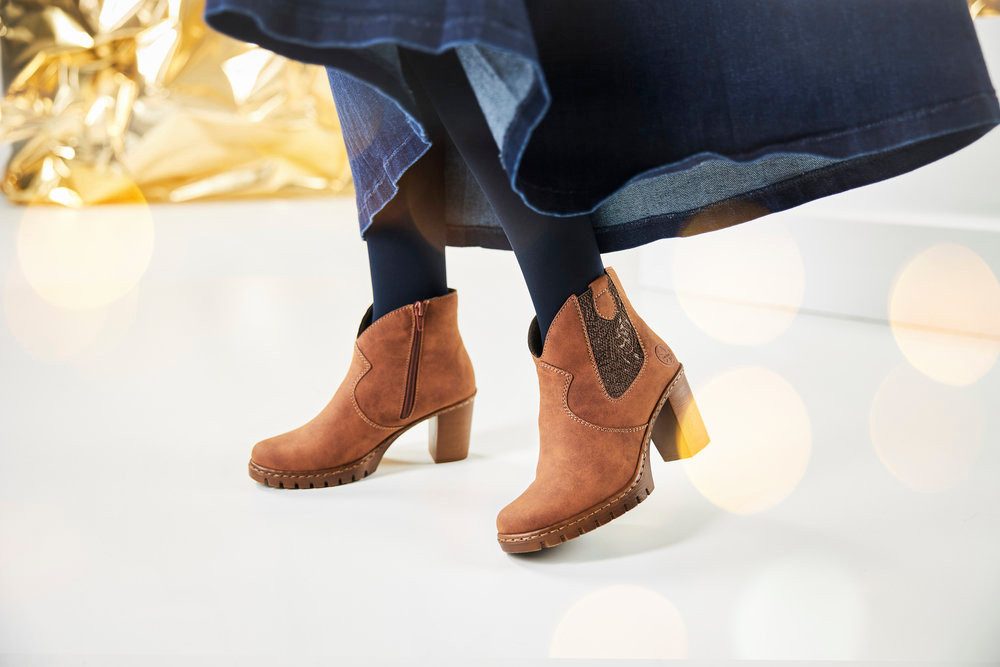 Rieker Cowboy Stiefelette, Westernstiefelette, Stiefelette mit günstig online kaufen