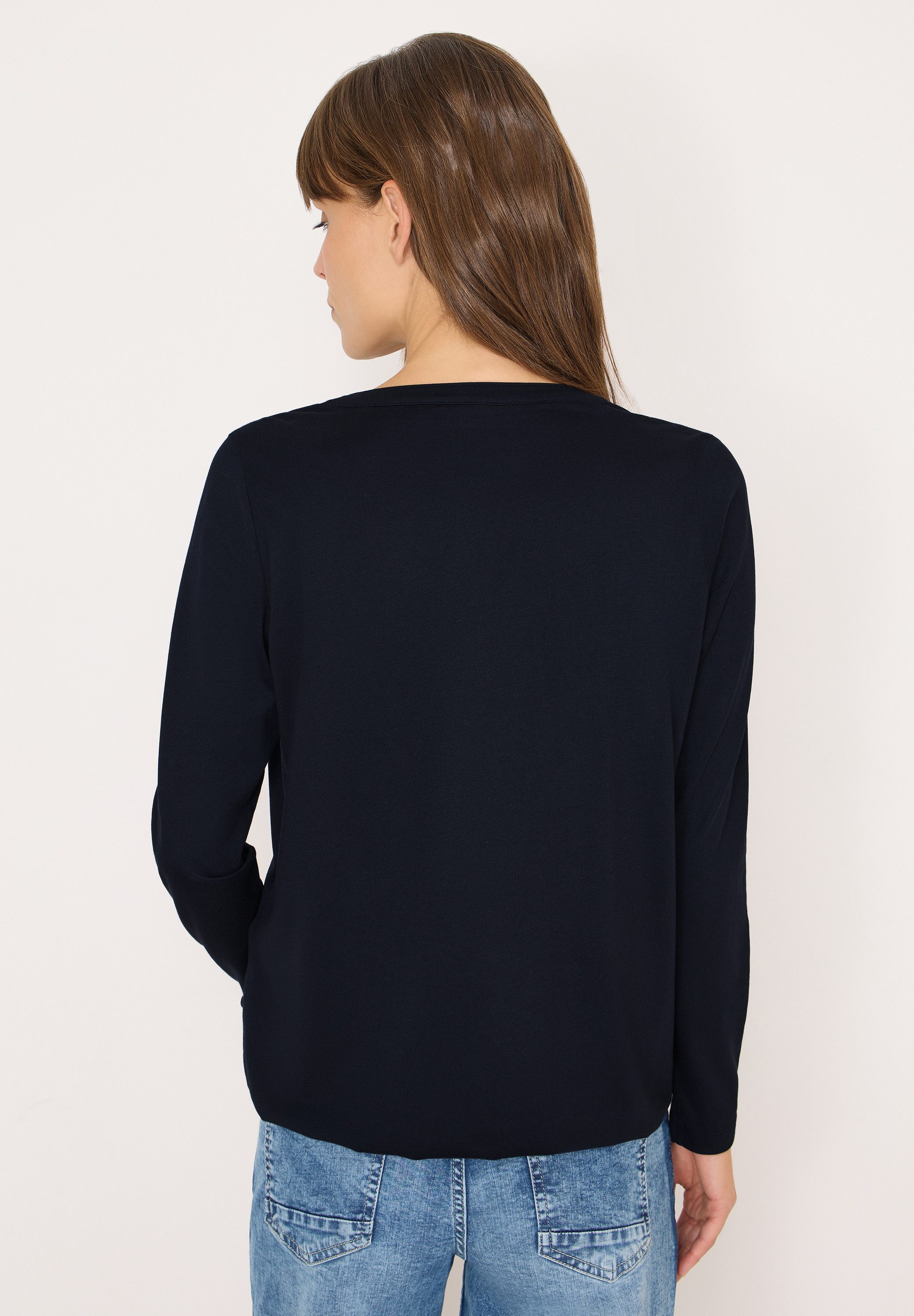 CECIL Langarmshirt im soften Baumwoll-Mix günstig online kaufen