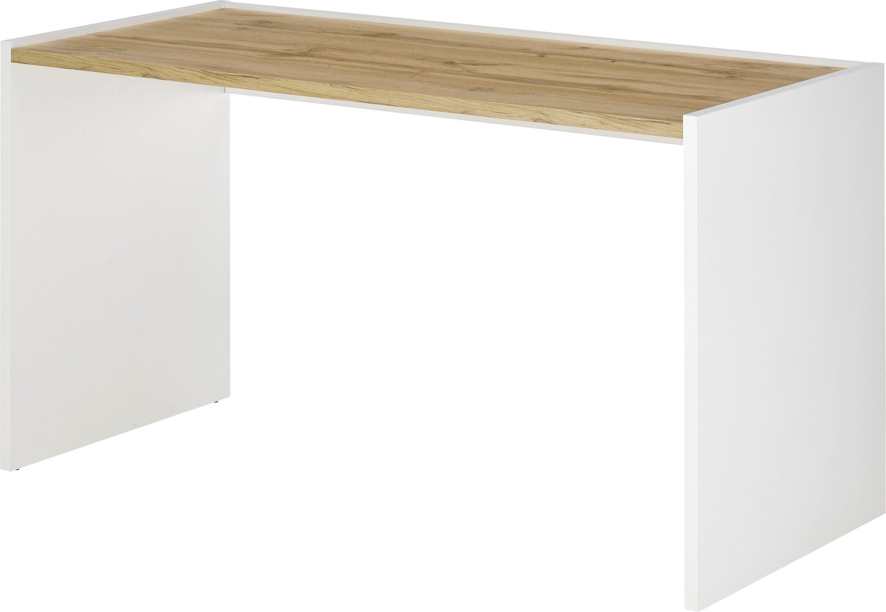 INOSIGN Schreibtisch CiTY/GiRON, cm Home Office, 143 Breite moderner Weiss wohnliches zeitlos Computertisch