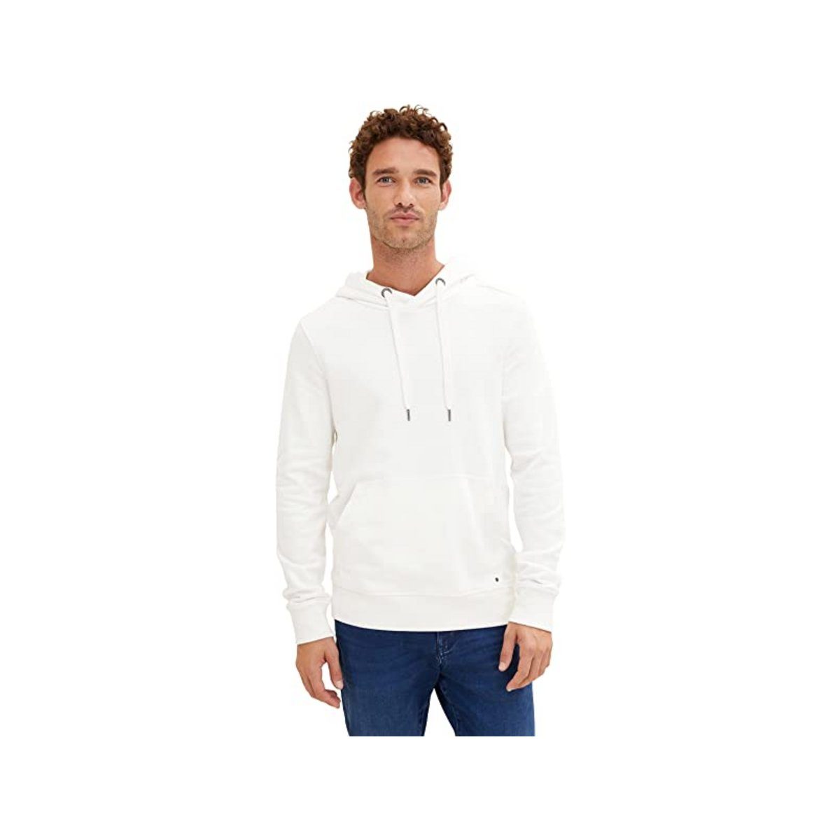 TOM TAILOR Sweatshirt offwhite (1-tlg) white off
